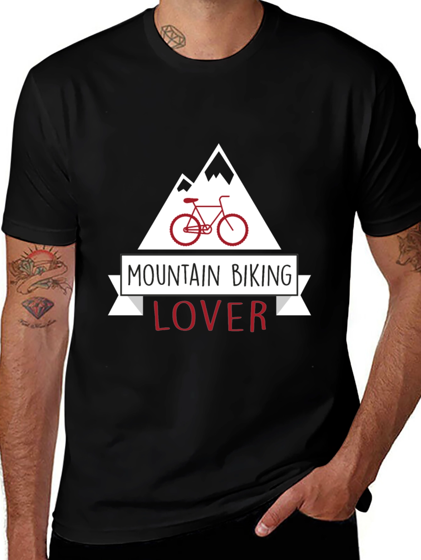 Variant 4 of Mountain Biking Lover T-Shirt - Cycling Adventure Tee