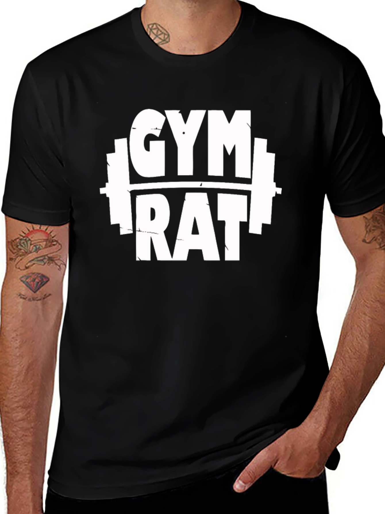 Gym Rat T-Shirt - Black