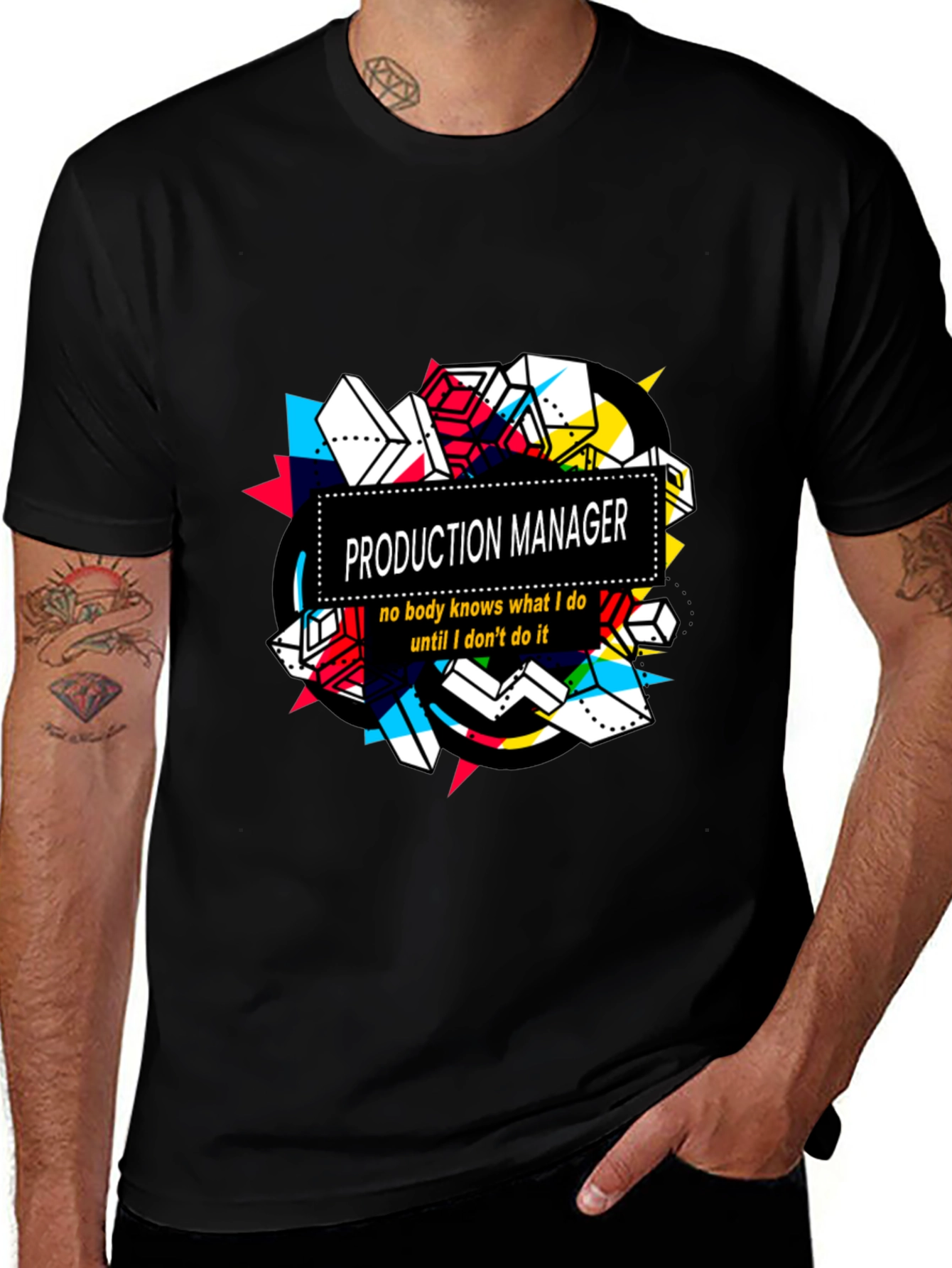Production Manager T-Shirt - Unique Job Gift