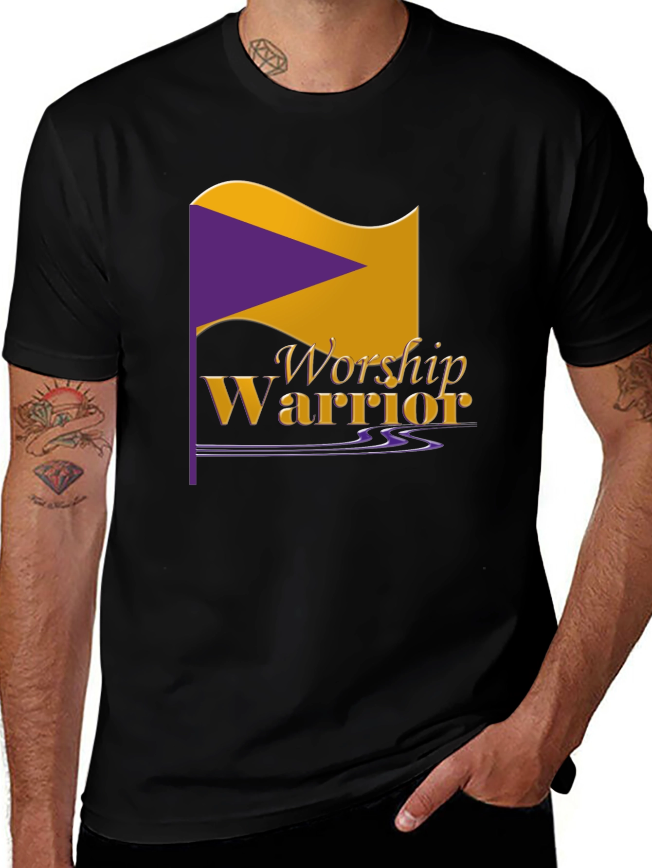 Worship Warrior Black T-Shirt