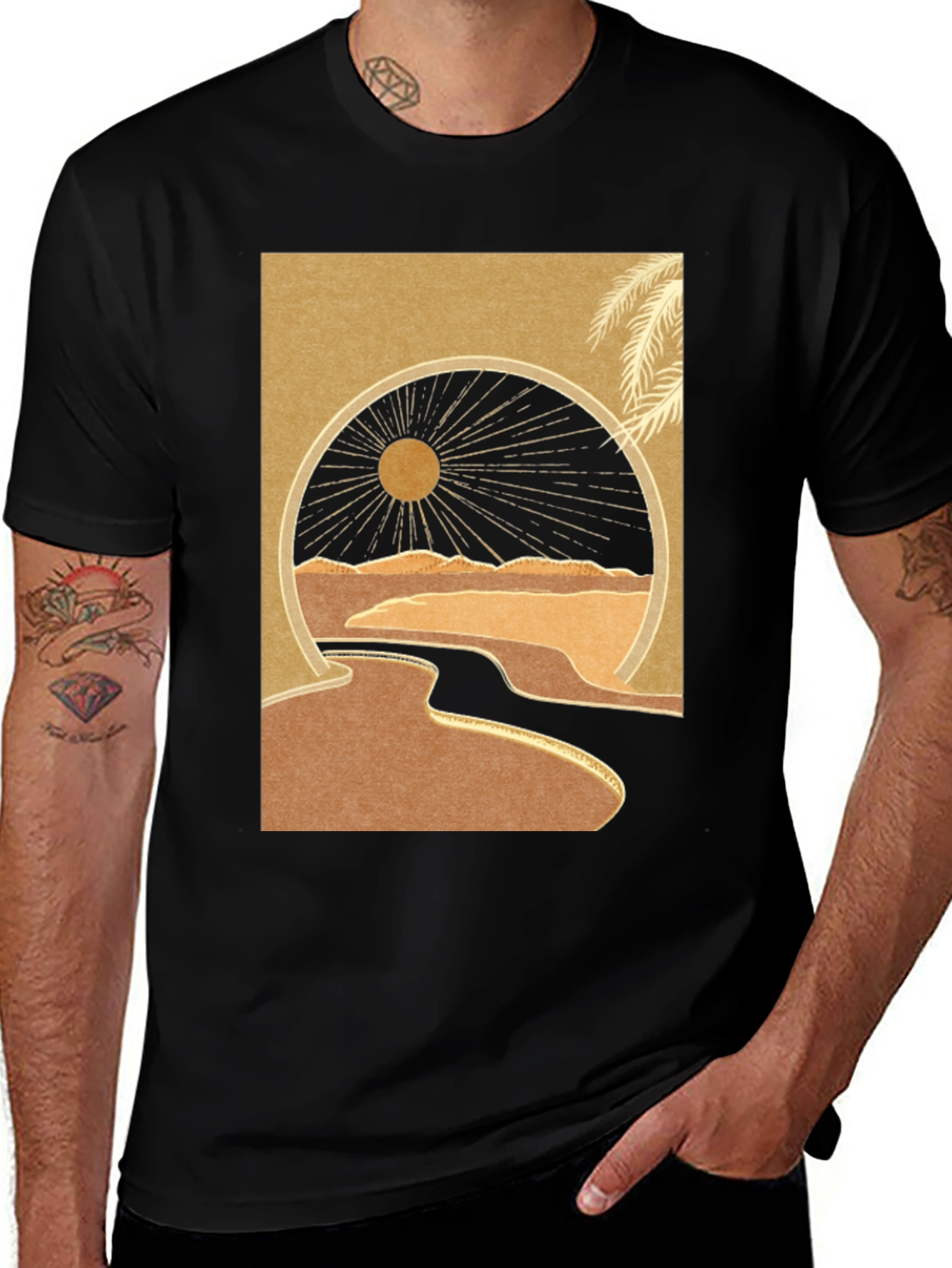 Variant 12 of Desert Scene Graphic Tee