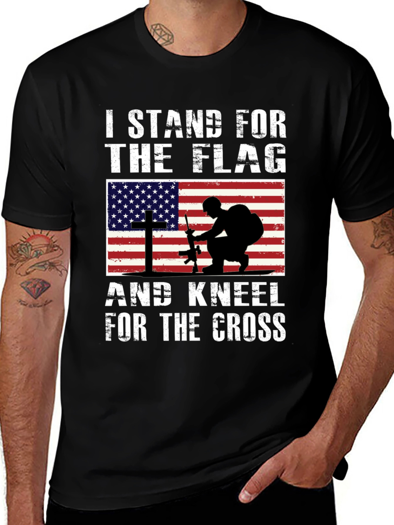 Variant 28 of I Stand For The Flag T-Shirt