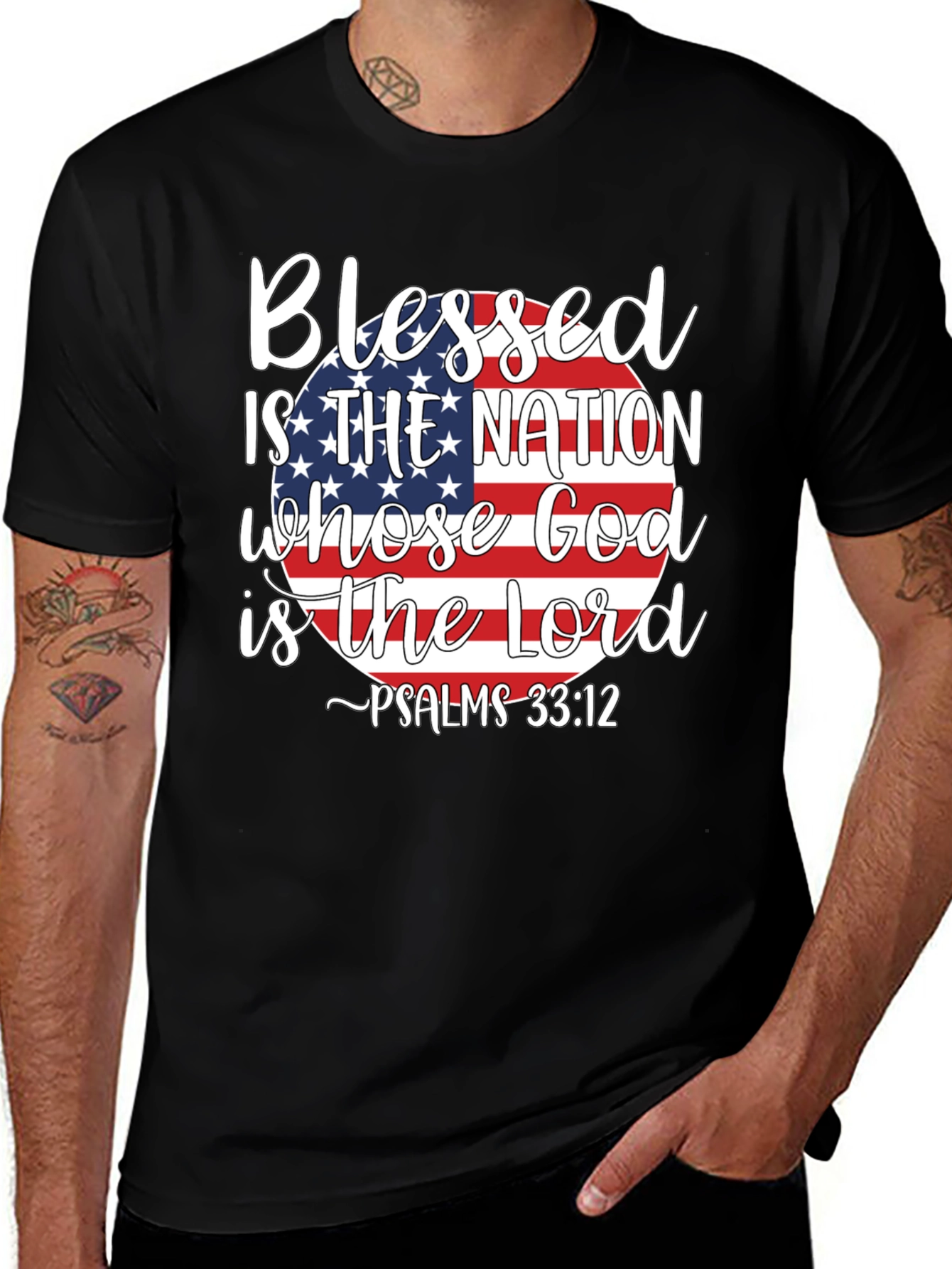Variant 16 of Blessed Nation Patriotic T-Shirt