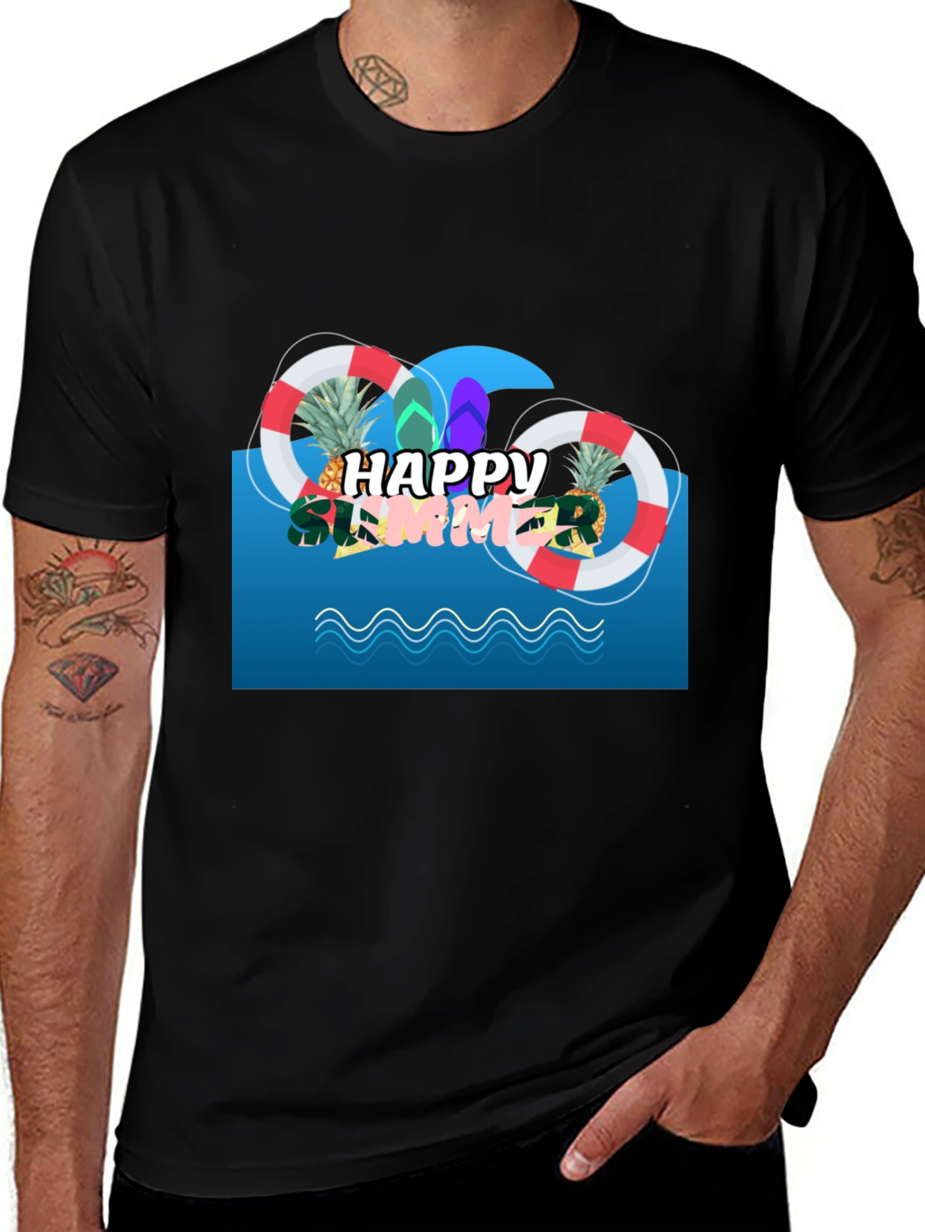 Variant 7 of Happy Summer T-Shirt