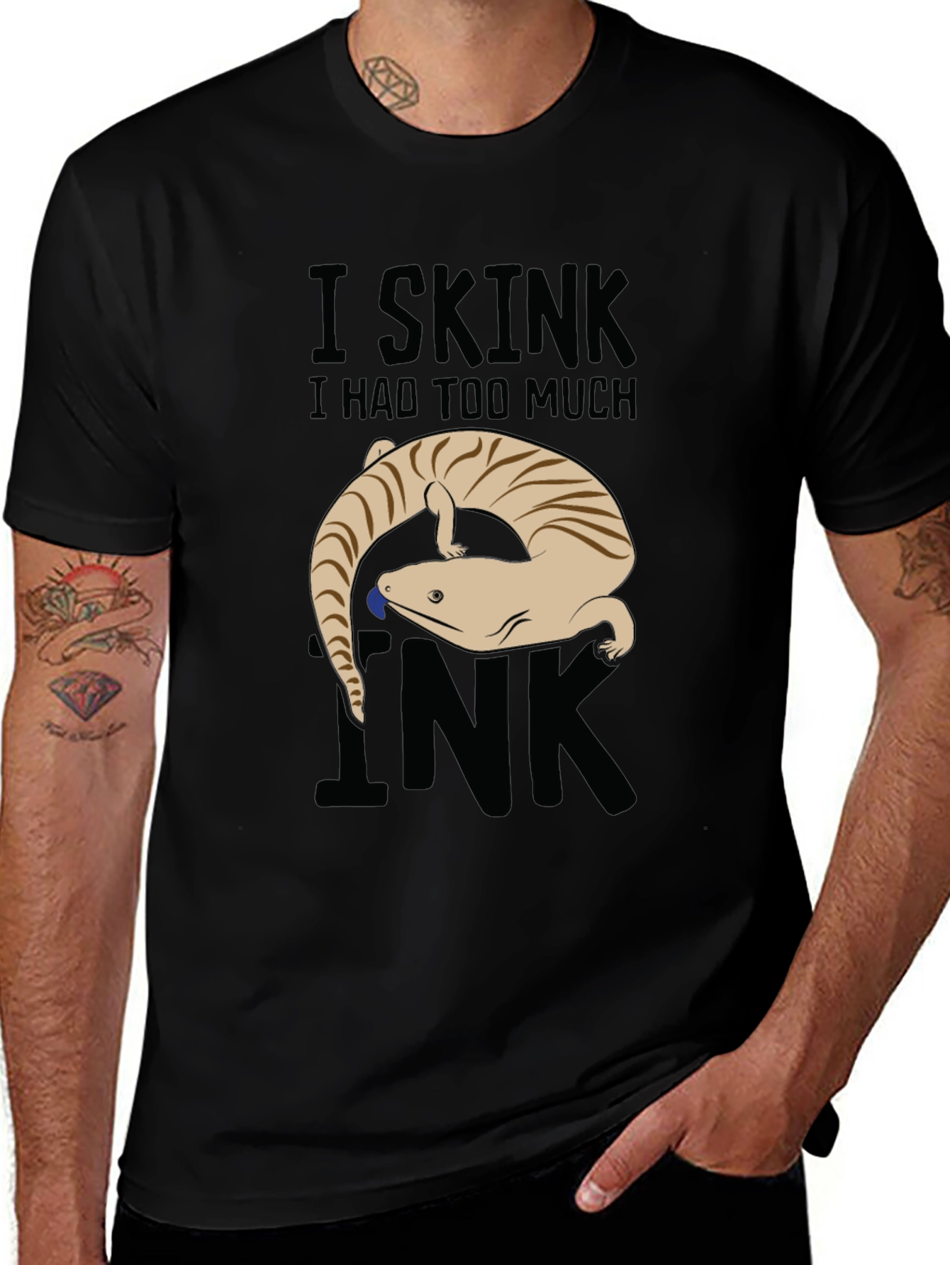 Variant 29 of I Skink I Had Too Much Ink Graphic Tee