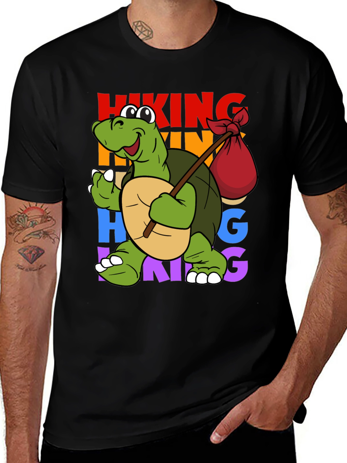 Hiking Turtle Graphic Tee