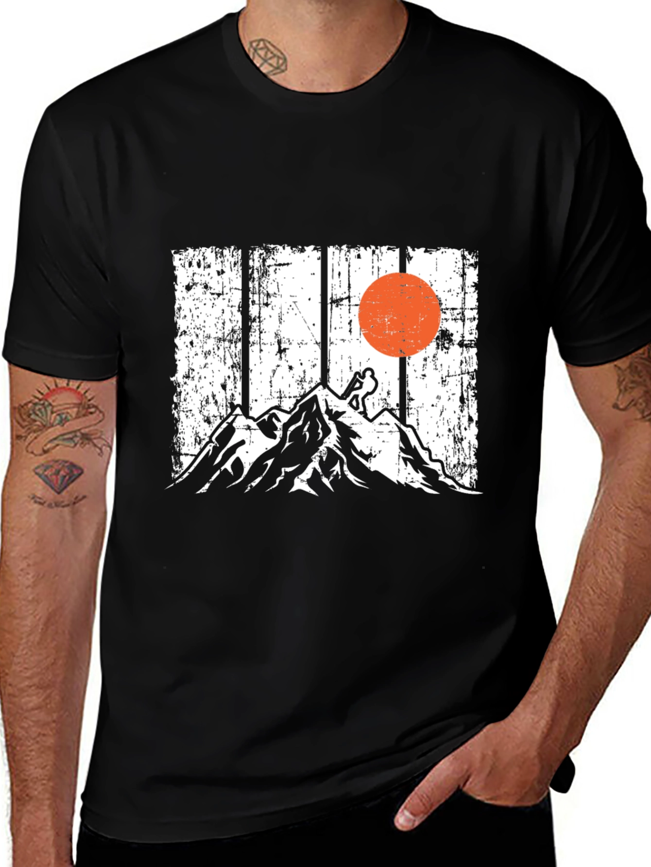 Variant 27 of Mountain Climber Graphic Tee - Adventure Awaits!