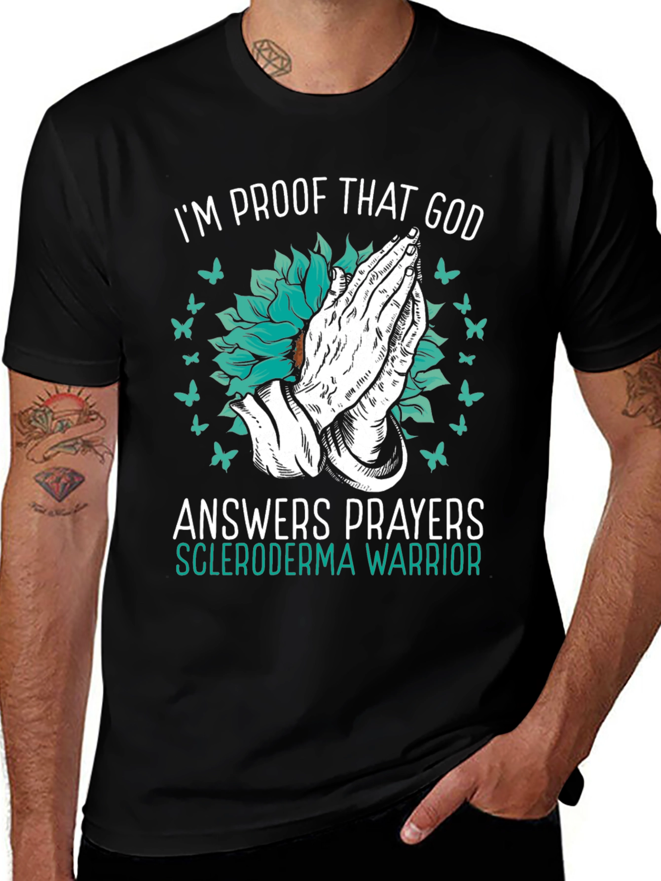 I'm Proof That God Answers Prayers - Warrior T-Shirt