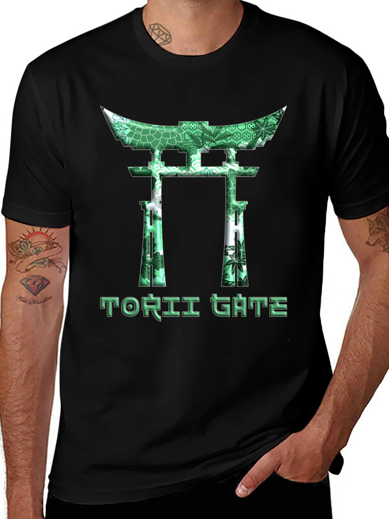Variant 21 of Torii Gate Graphic Tee - Unique Design