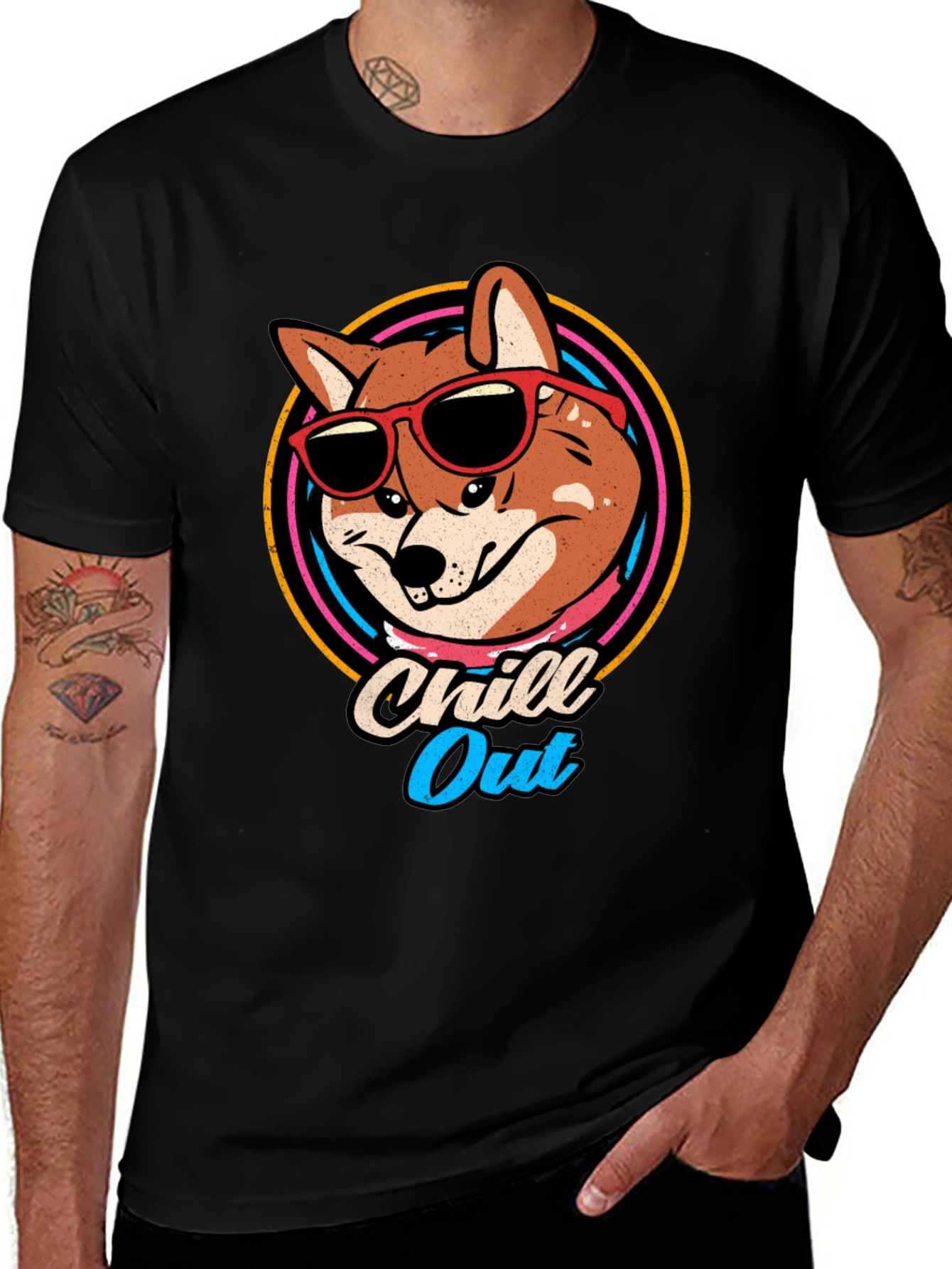 Variant 16 of Chill Out Doge T-Shirt - Summer Vibes
