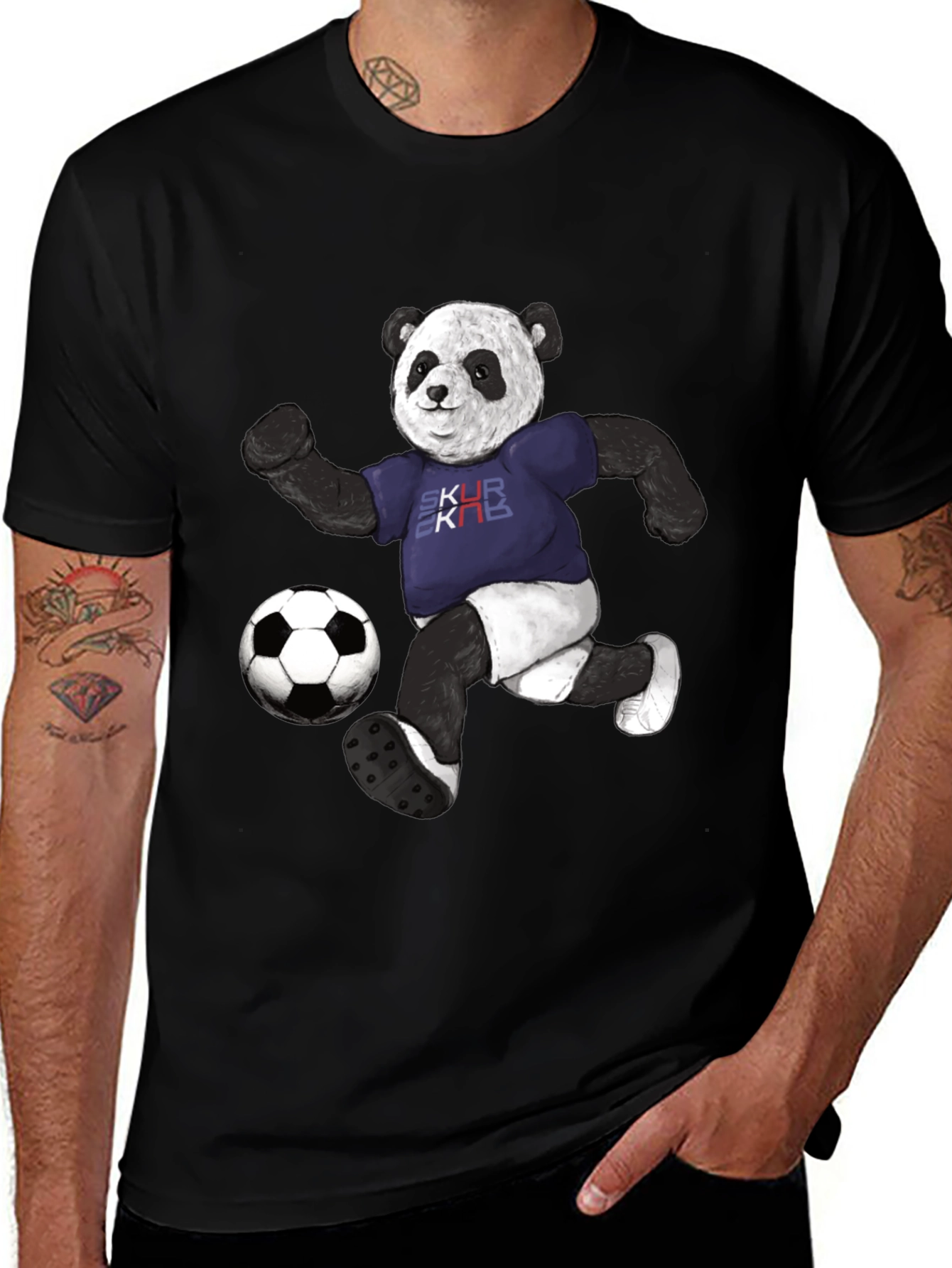 Variant 21 of Panda Soccer T-Shirt
