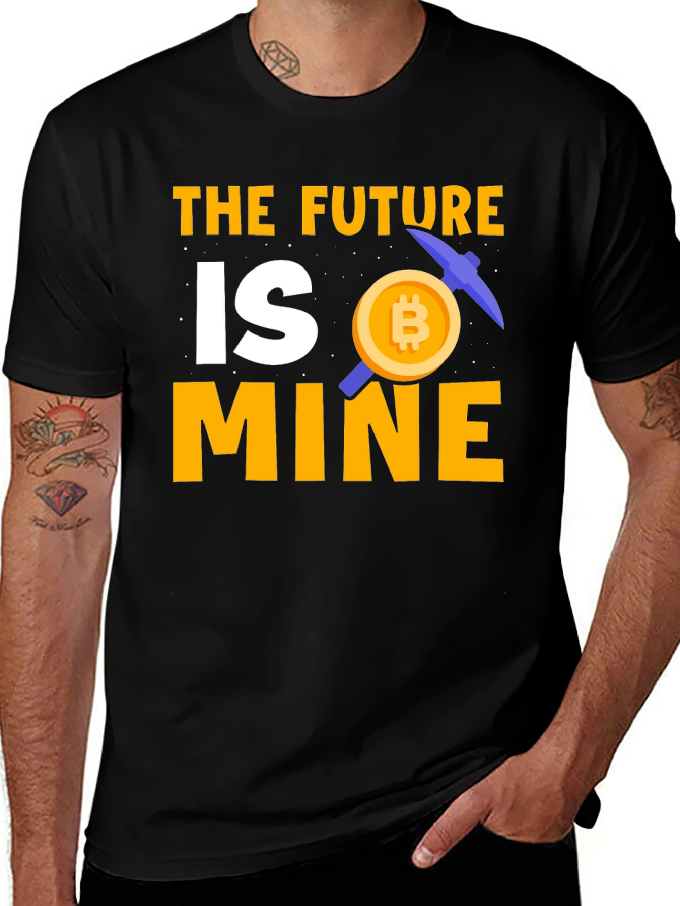 Variant 29 of Bitcoin Mining T-Shirt - The Future Is Mine