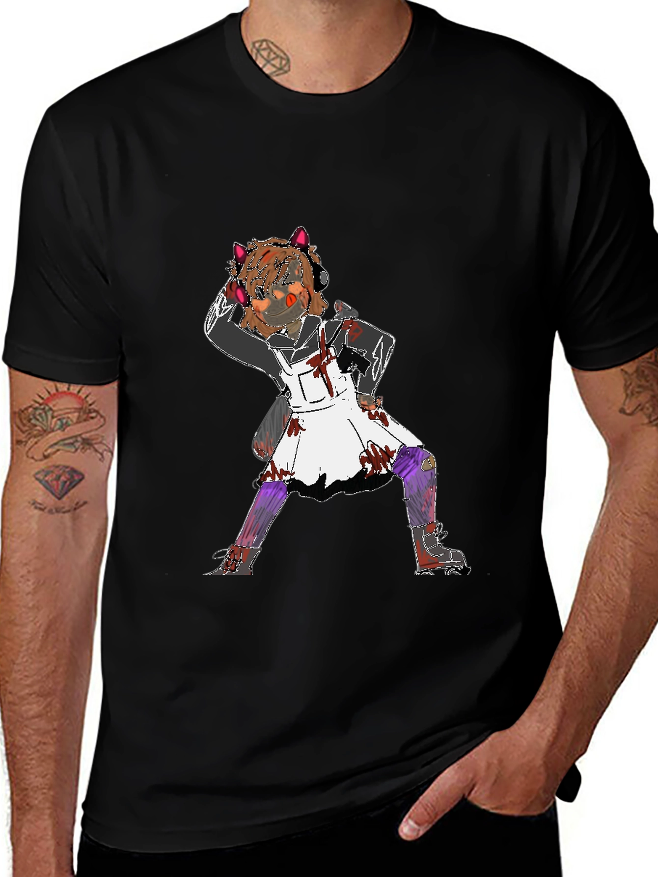 Graphic T-Shirt: Anime Maid Style