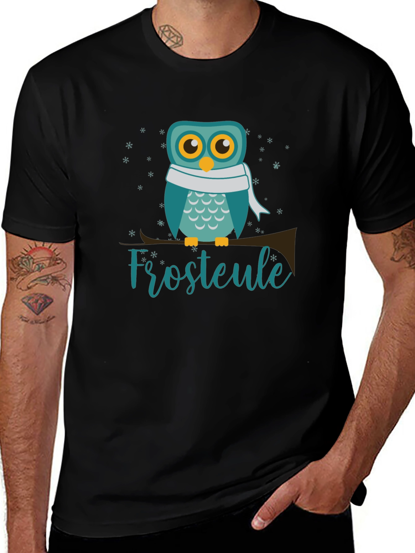 Variant 13 of Winter Owl T-Shirt - Frosteule