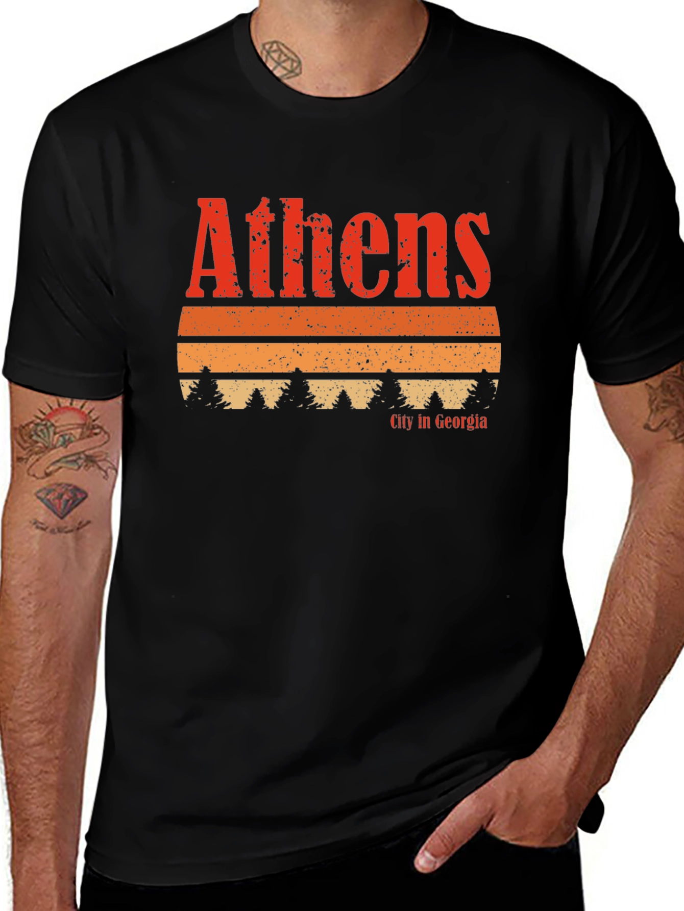 Athens Georgia Retro T-Shirt