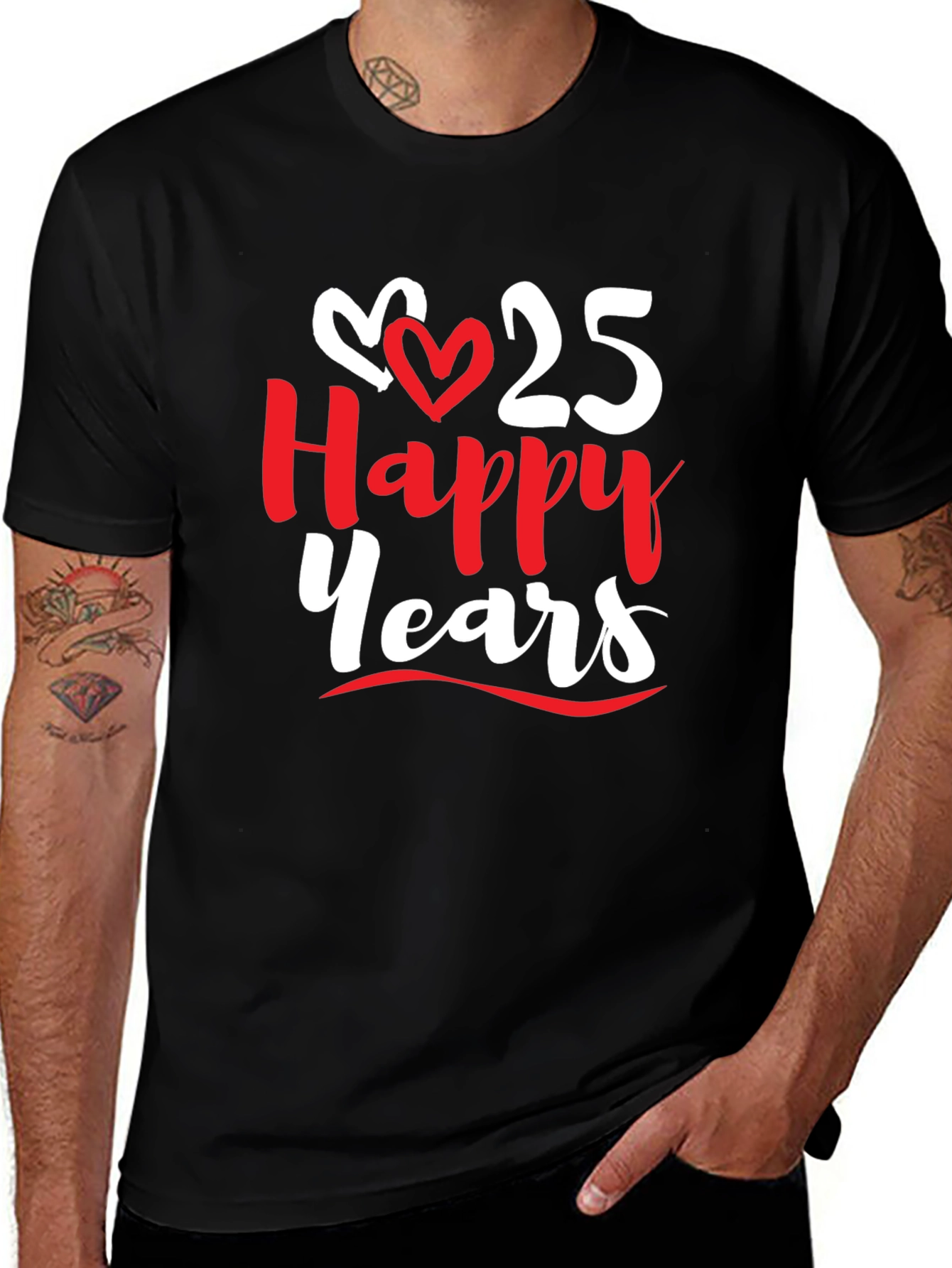 Variant 6 of Happy 25 Years Anniversary T-Shirt