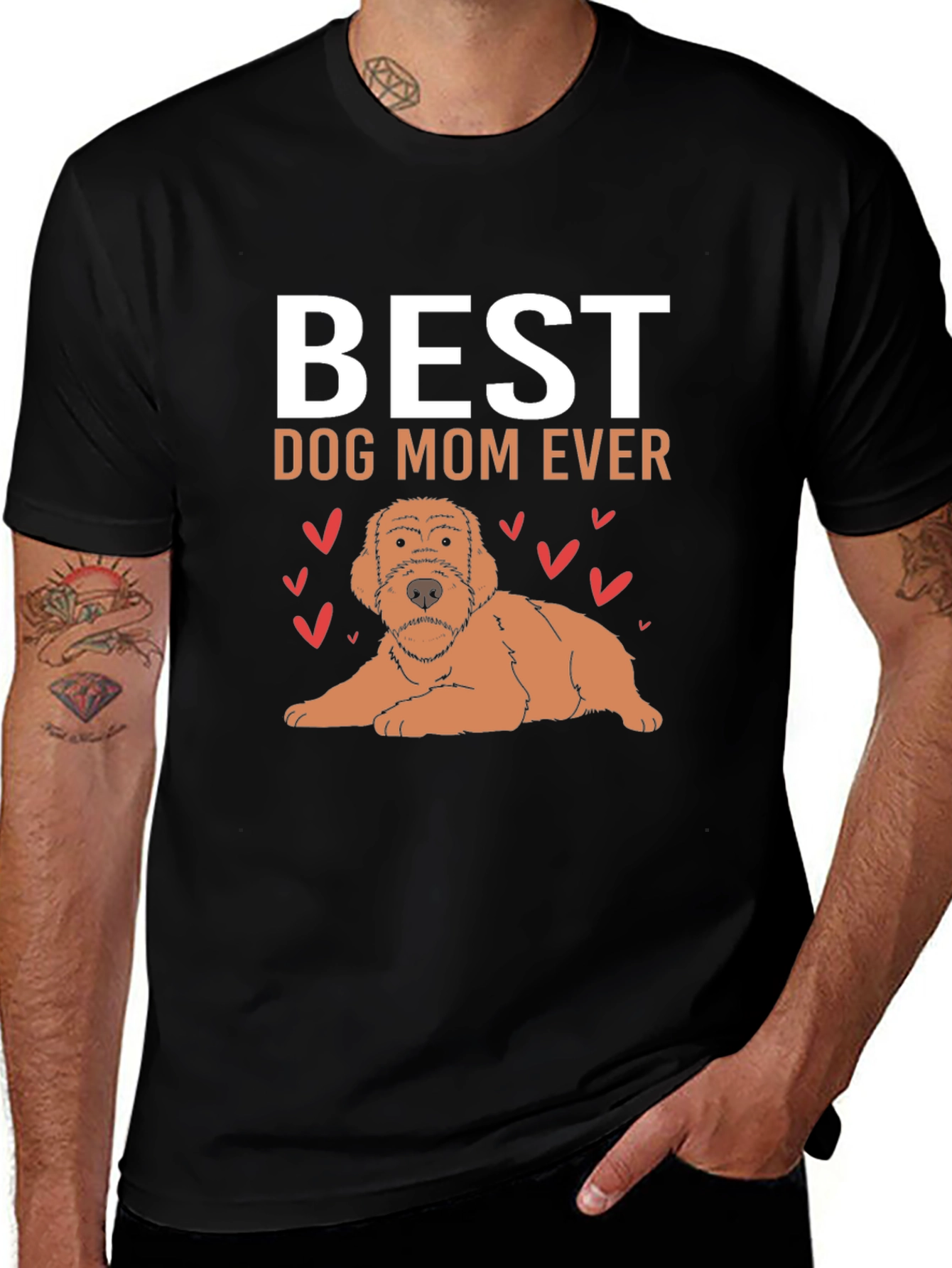 Variant 23 of Best Dog Mom Ever T-Shirt - Cute Dog Lover Gift