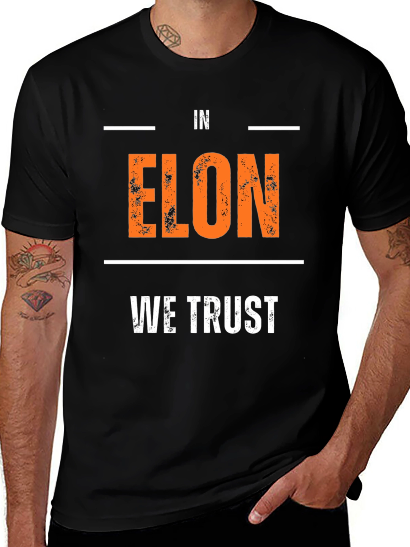 In Elon We Trust Graphic Tee