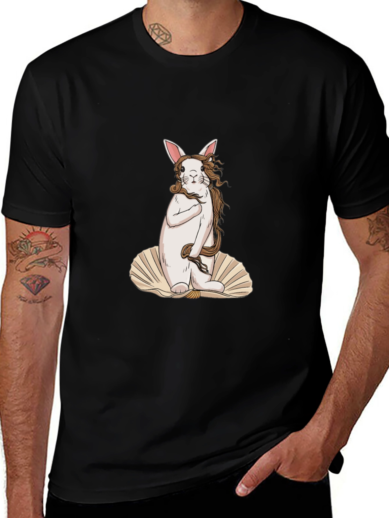 Variant 30 of Birth of Venus Bunny T-Shirt