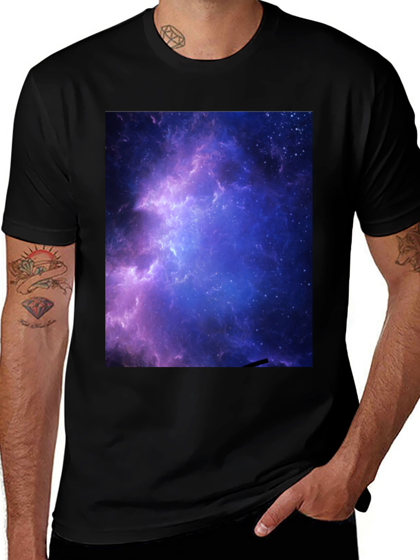 Variant 13 of Nebula Galaxy Graphic T-Shirt - Space Print Tee