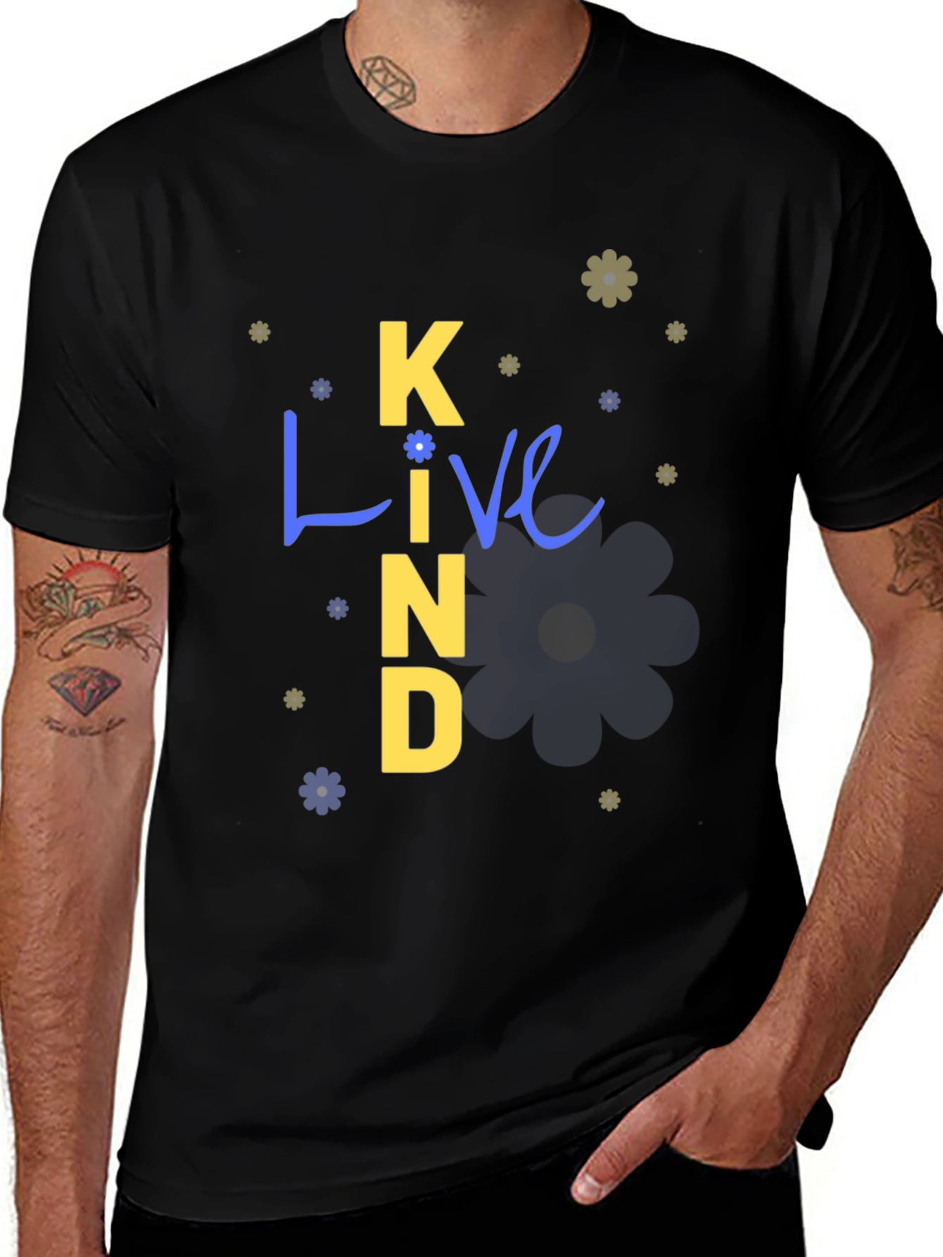 Variant 26 of Live Kind T-Shirt - Positive Message Tee