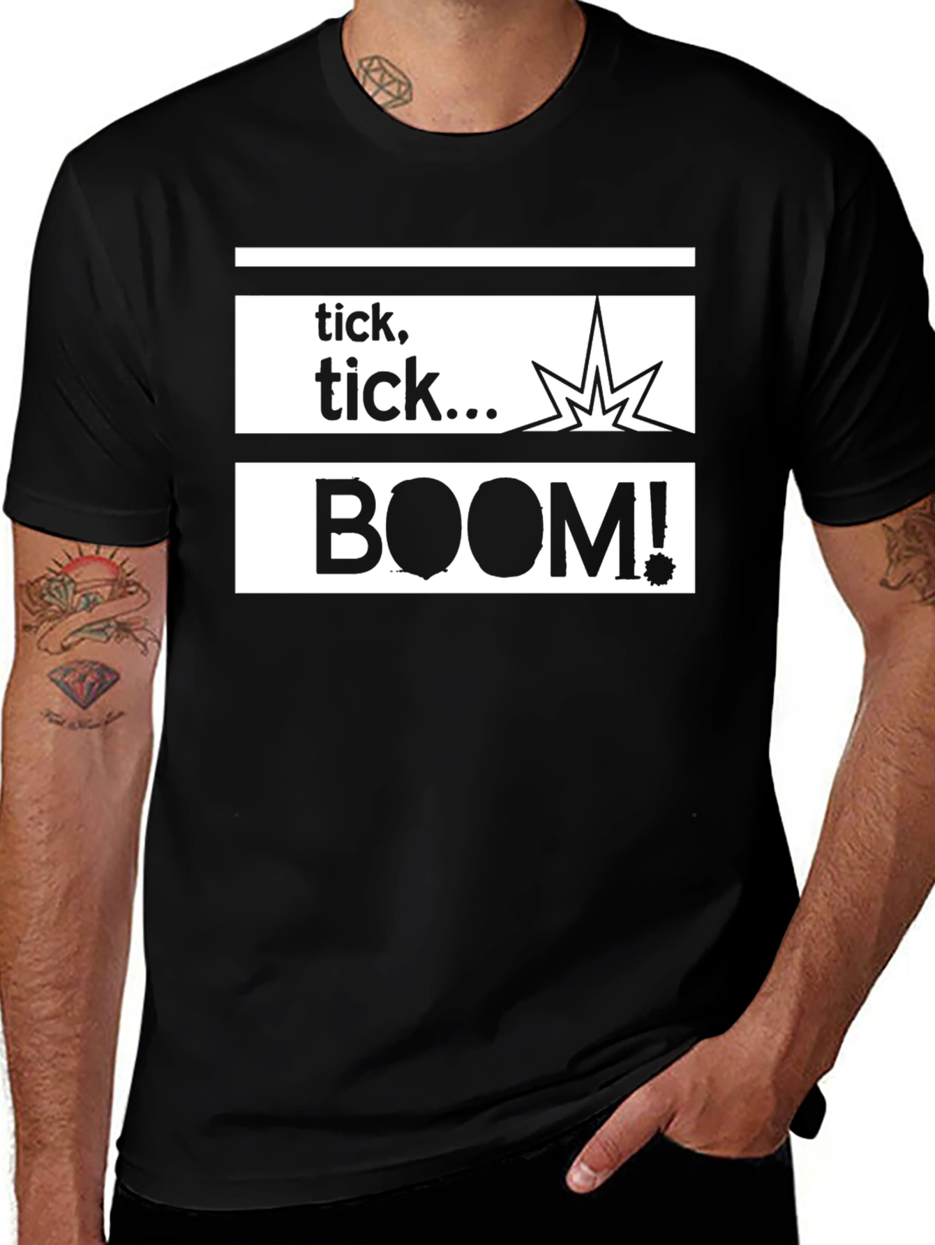 Variant 19 of Tick Tick Boom Graphic T-Shirt