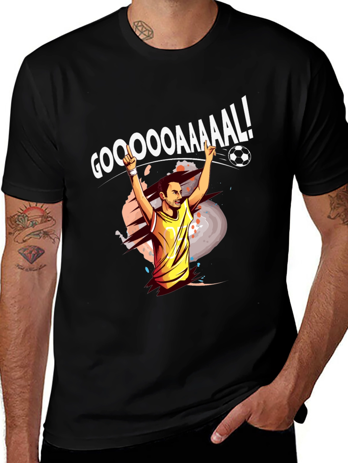 Variant 14 of Soccer Fan "GOOOAAAAL!" Graphic Tee