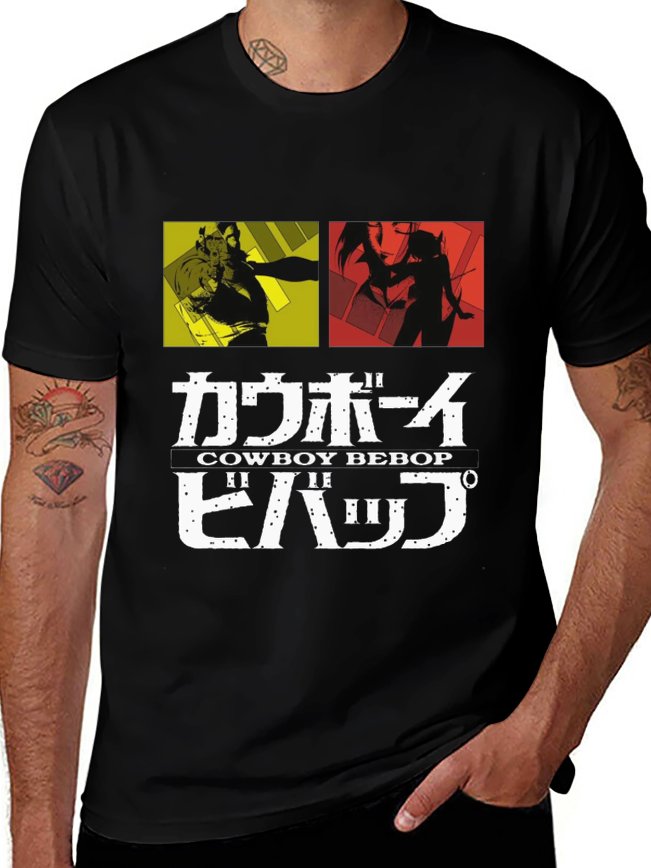 Cowboy Bebop Graphic Print T-Shirt - Anime Inspired Style