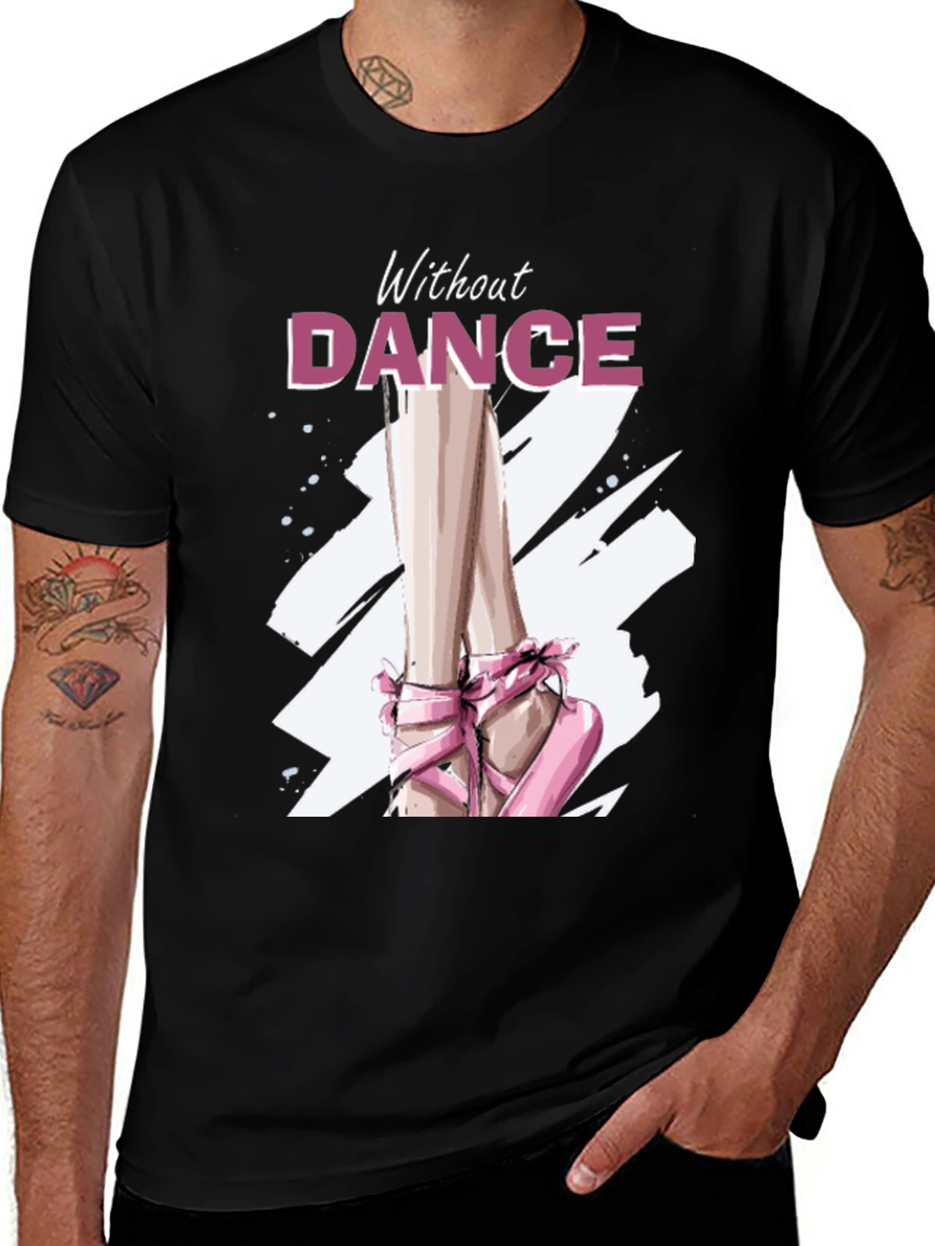 Variant 27 of Without Dance Graphic Tee - Ballet Inspired