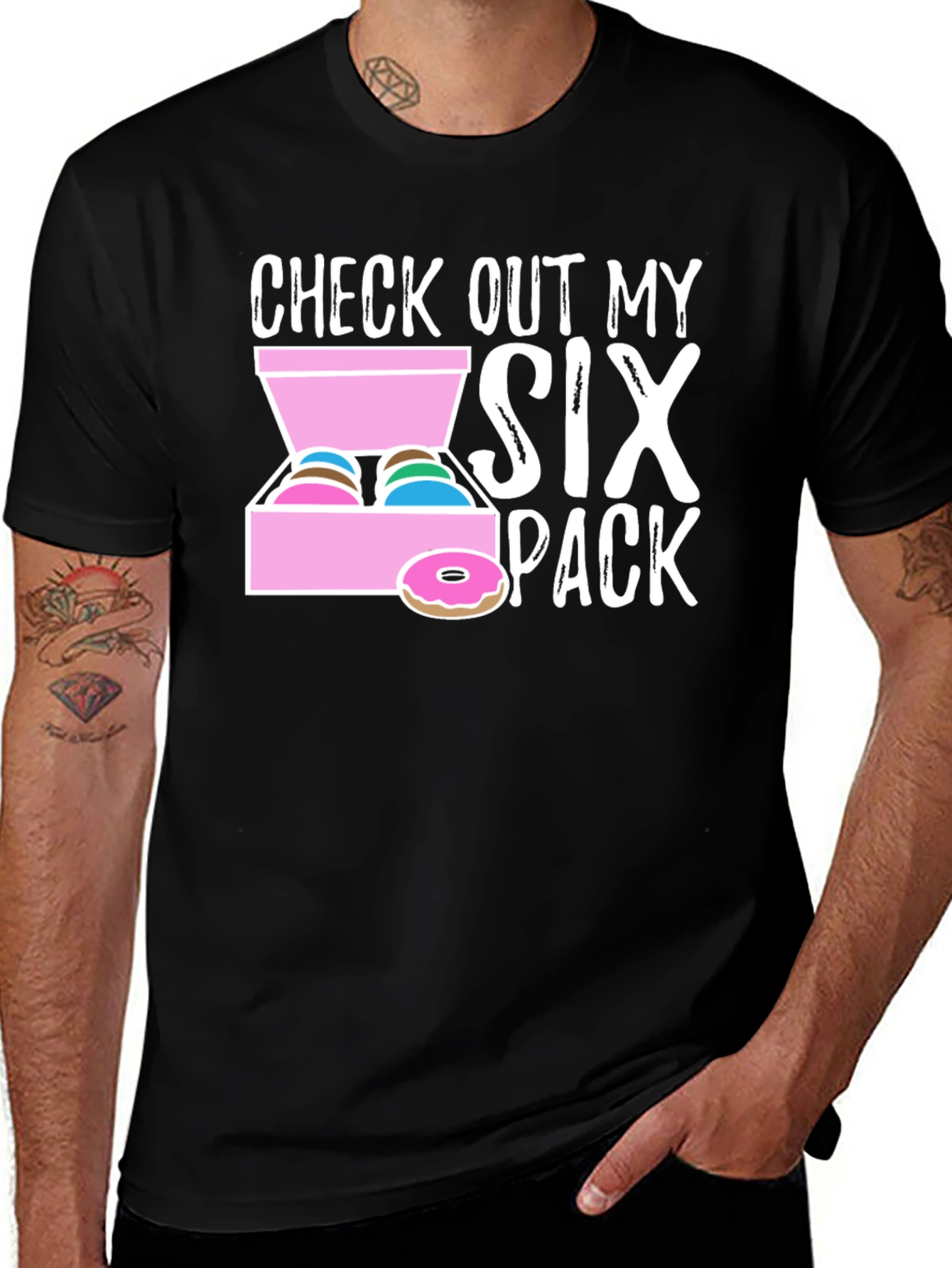 Variant 4 of Donut Six Pack T-Shirt
