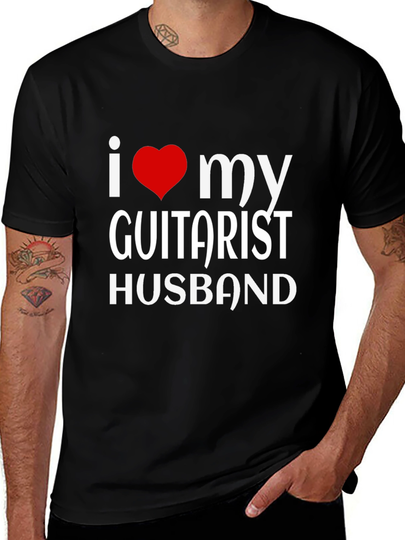 Variant 8 of I Love My Guitarist Husband T-Shirt