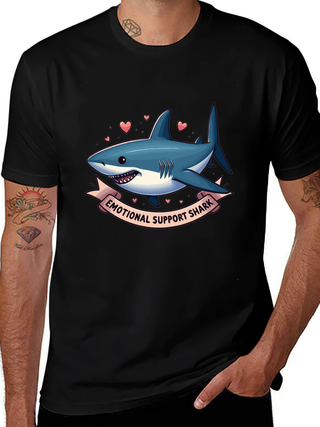 Variant 14 of Emotional Support Shark T-Shirt