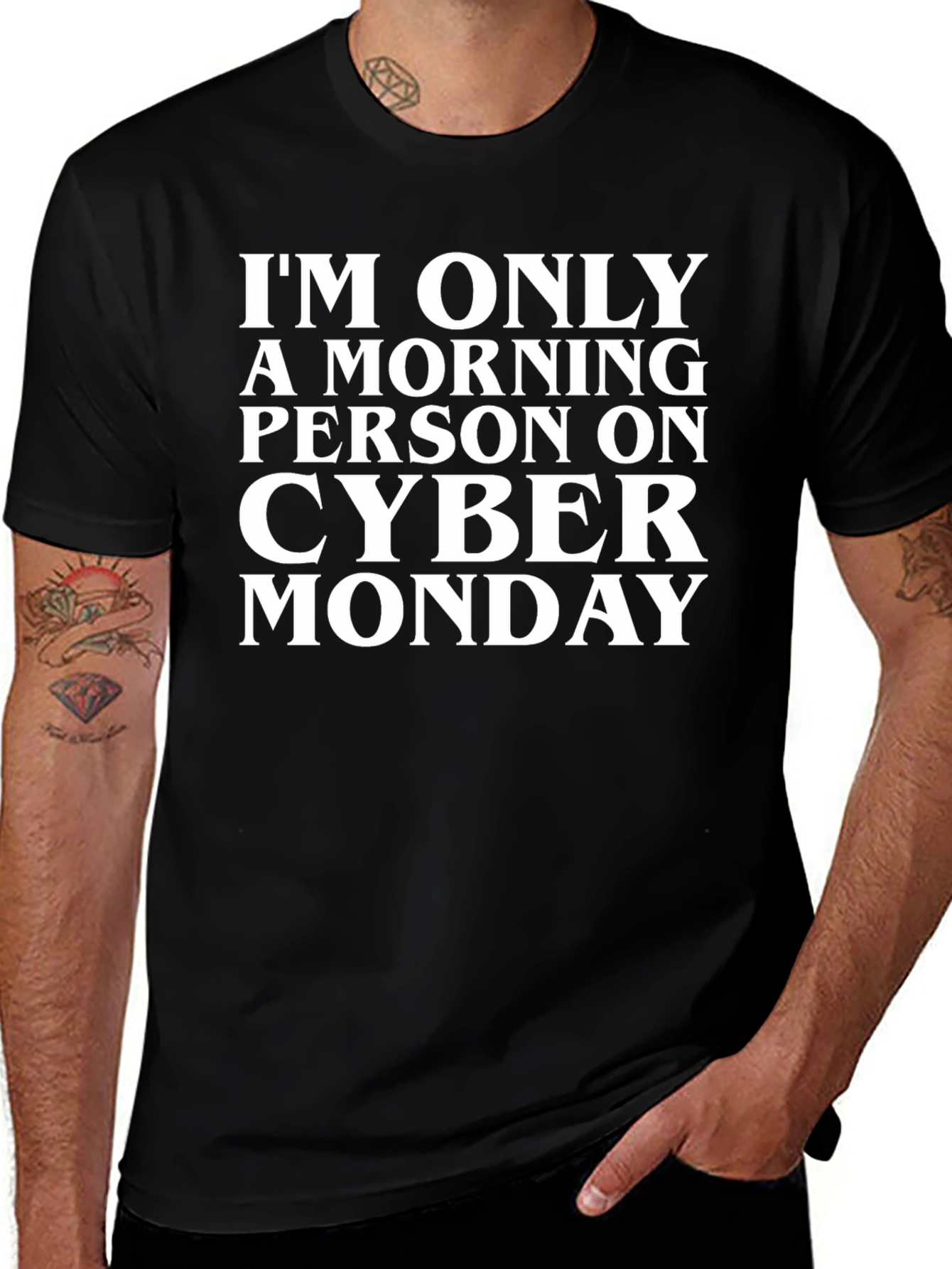 Cyber Monday Morning Person T-Shirt Funny Gift