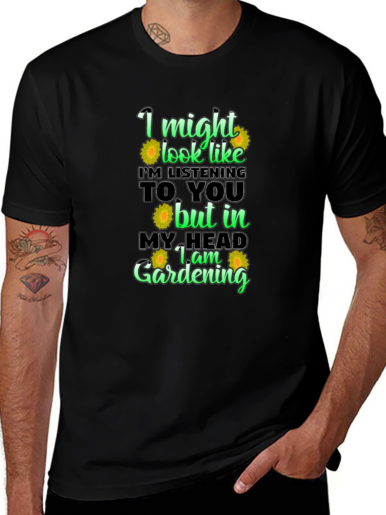Variant 18 of Gardening Mind T-Shirt Funny Gardener Tee