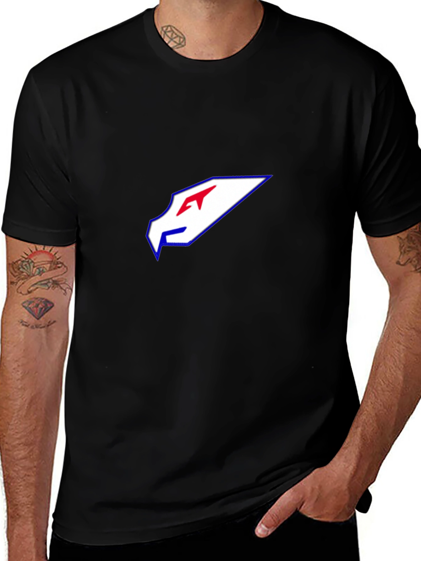 Variant 25 of Stylish Black T-Shirt with Graphic Logo