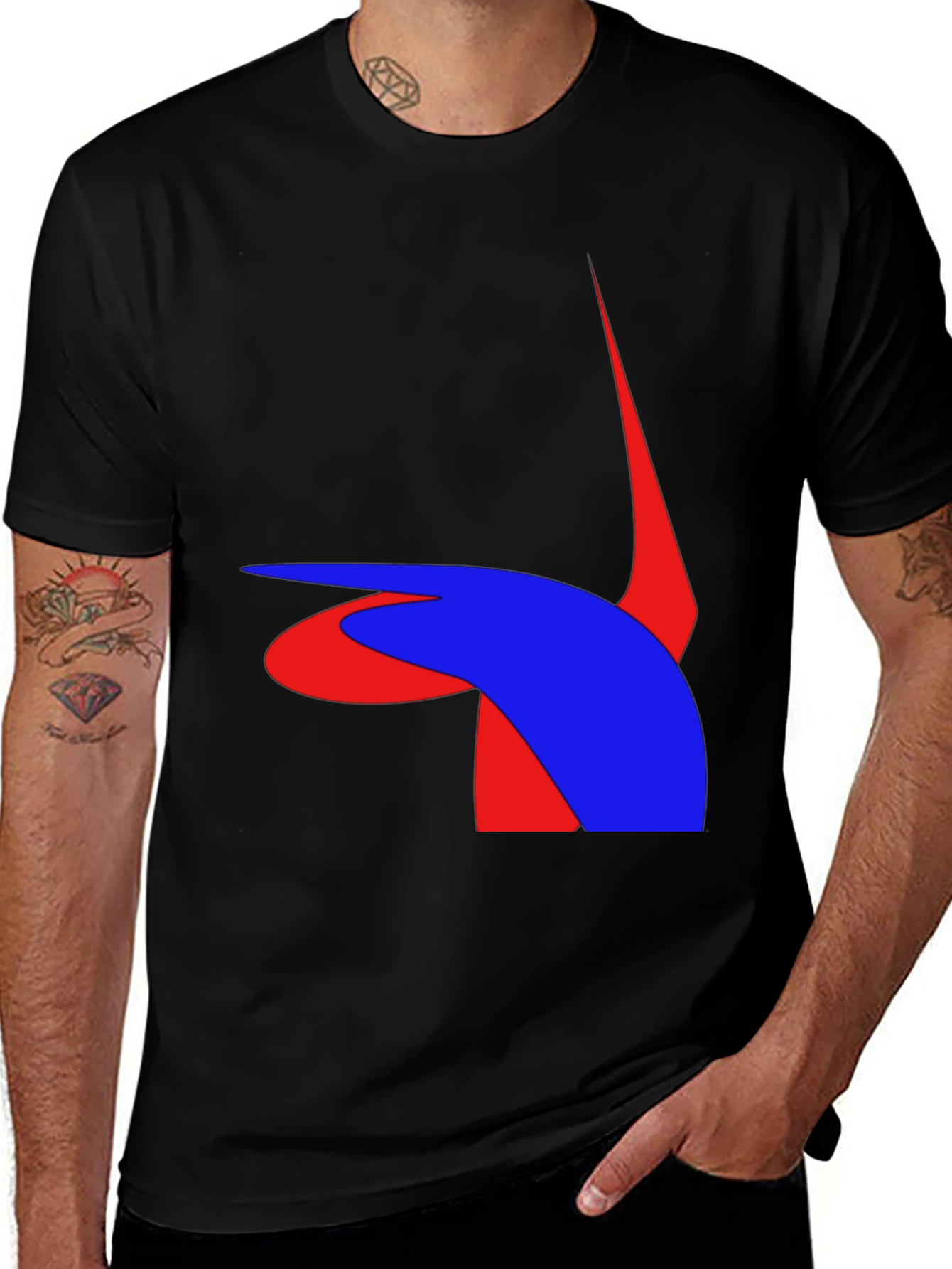 Variant 21 of Abstract Graphic T-Shirt - Modern Art Tee