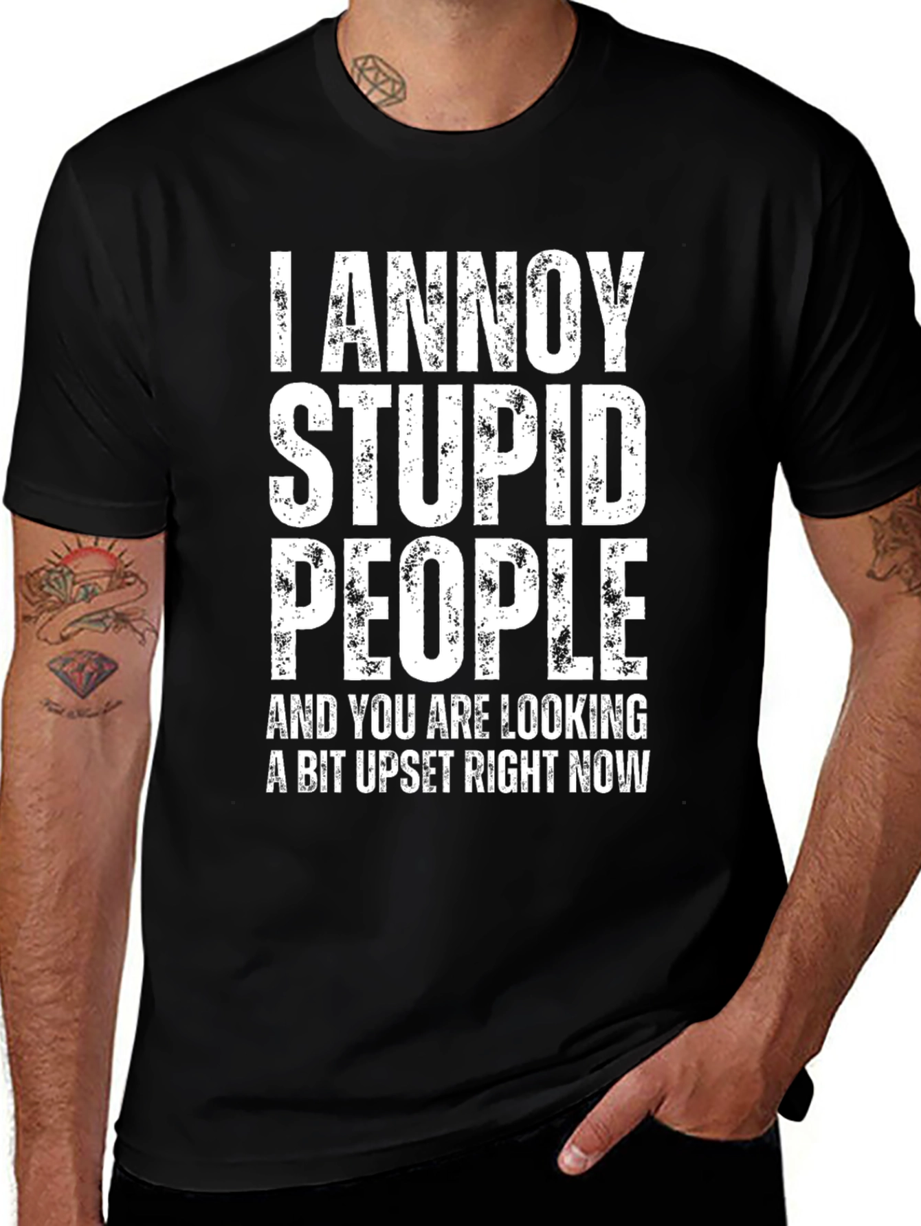 Variant 16 of I Annoy Stupid People Graphic Tee