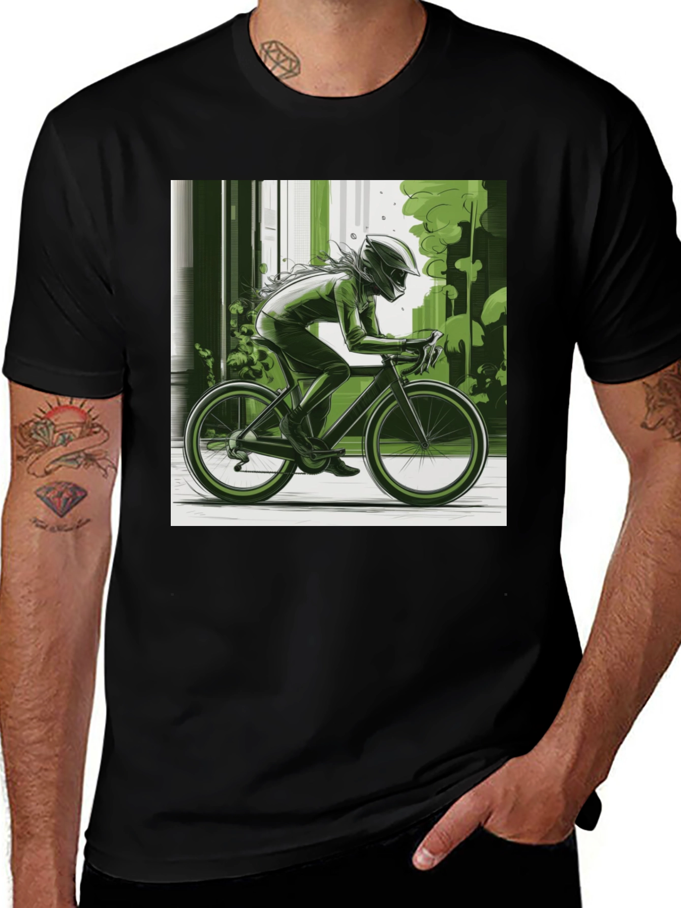Variant 9 of Cycling Graphic T-Shirt