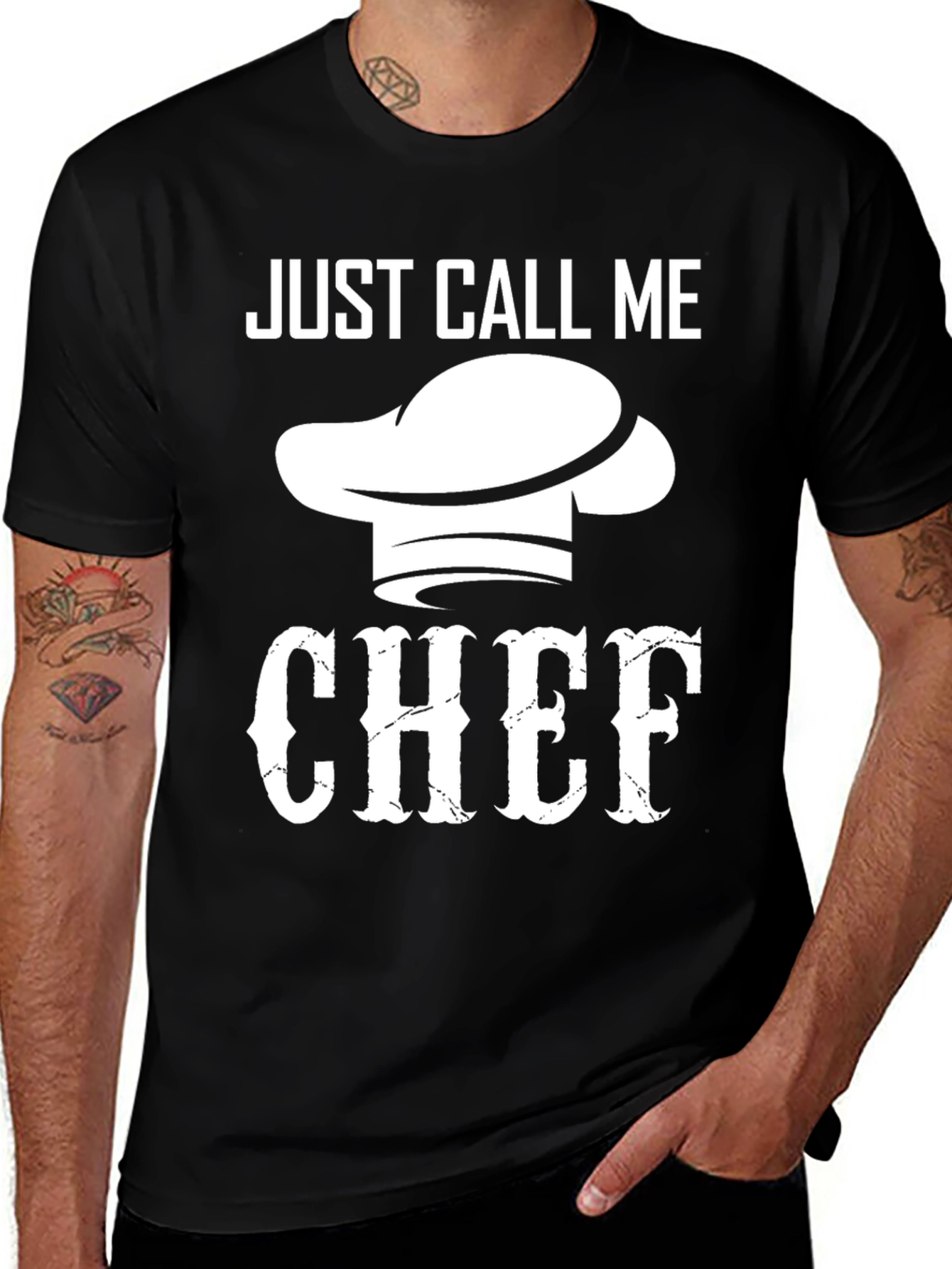 Just Call Me Chef T-Shirt - Culinary Apparel