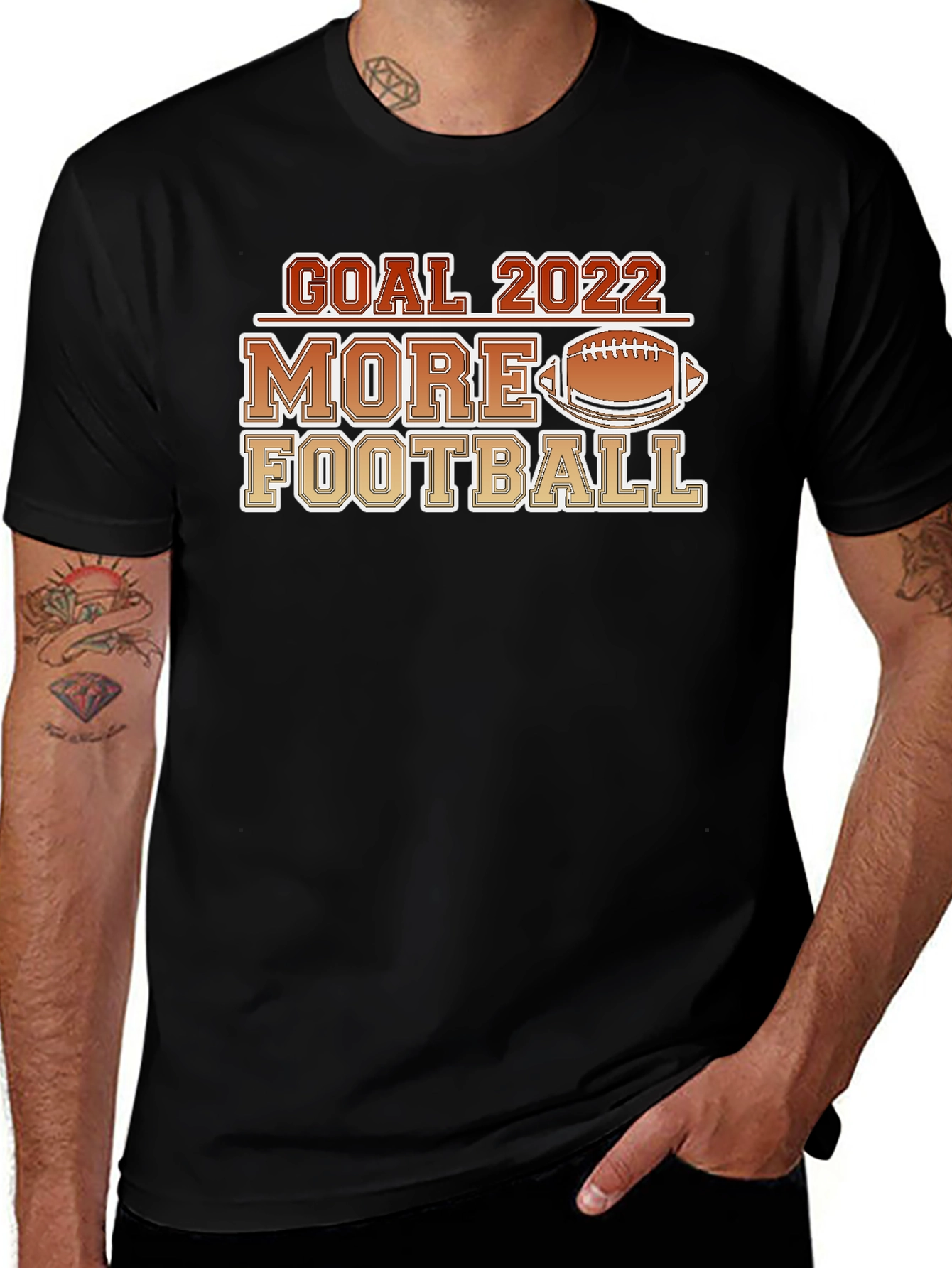 Variant 3 of Goal 2022 More Football T-Shirt