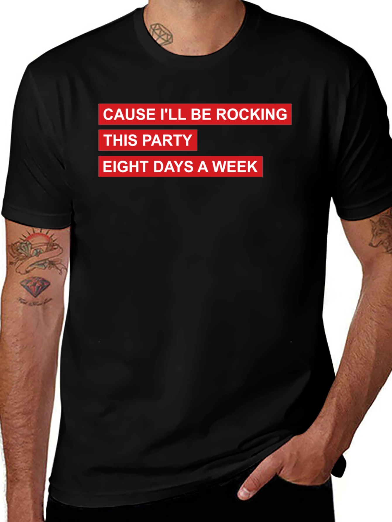 Variant 10 of Rocking Eight Days a Week Graphic Tee