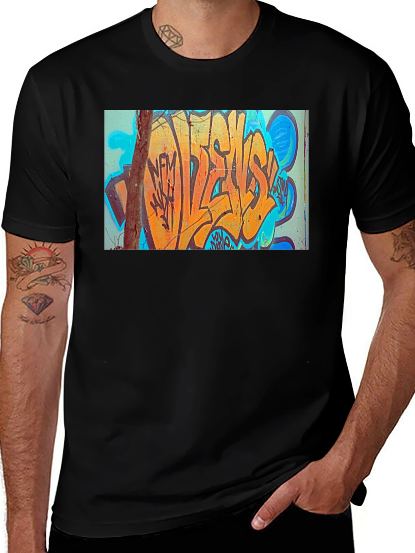 Variant 18 of Urban Graffiti Graphic Tee - Modern Street Style