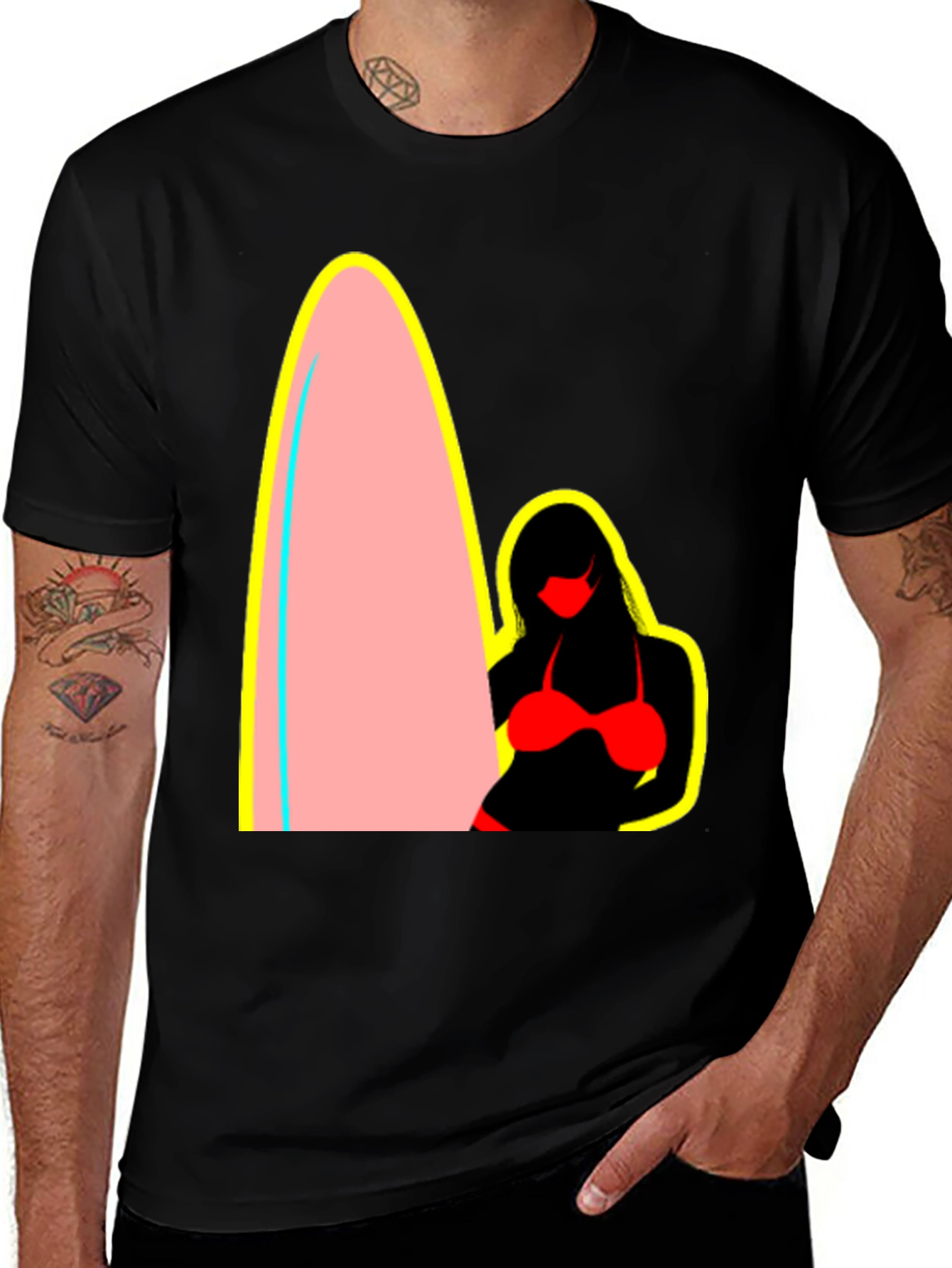 Variant 7 of Surf's Up T-Shirt - Beach Vibes