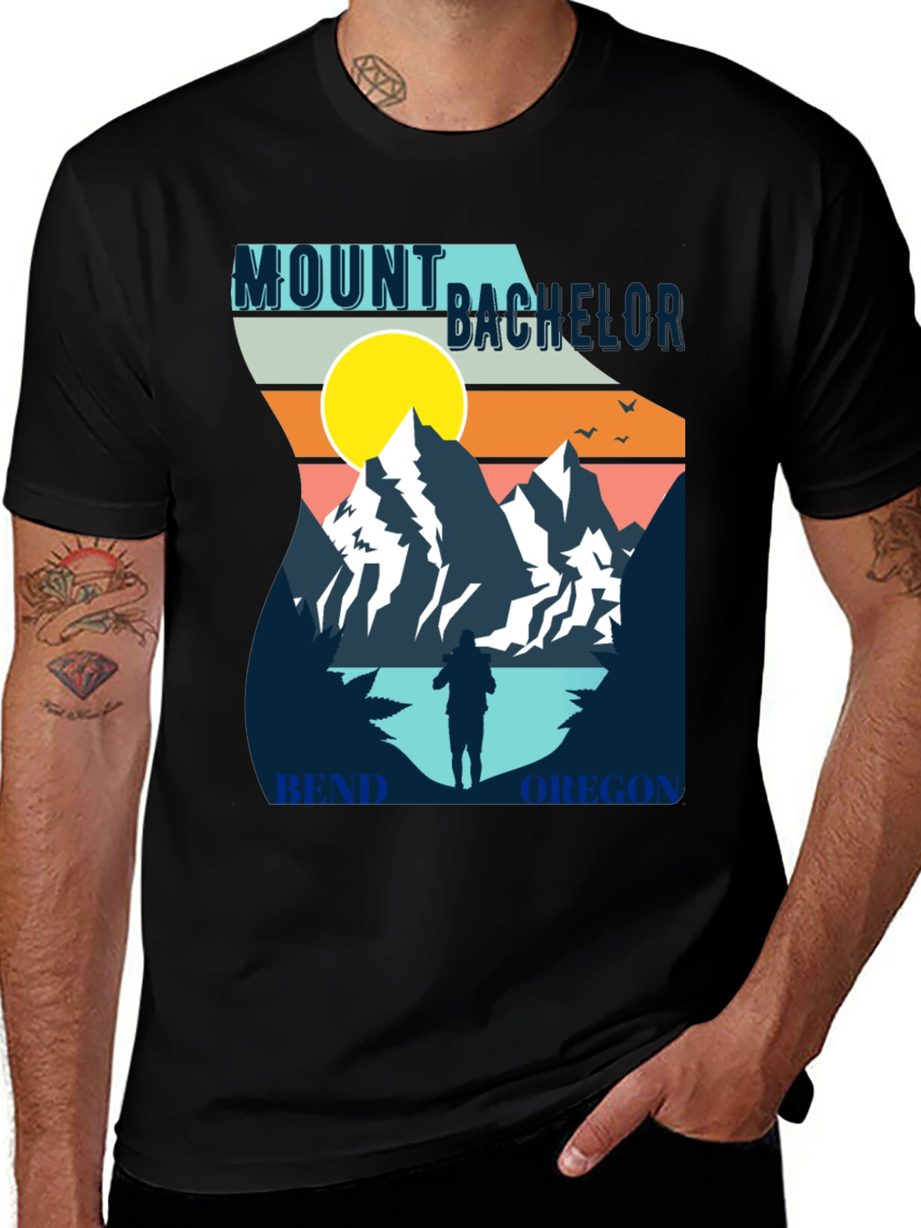 Mount Bachelor Oregon T-Shirt - Outdoor Adventure
