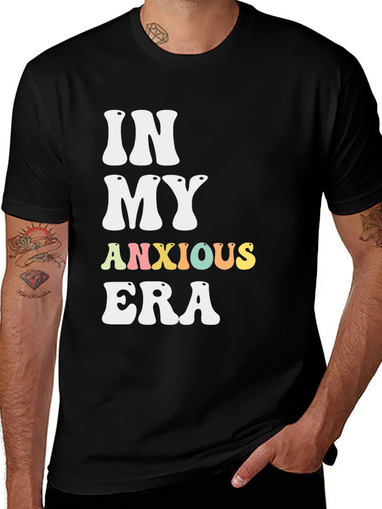 Variant 14 of In My Anxious Era T-Shirt - Trendy Graphic Tee