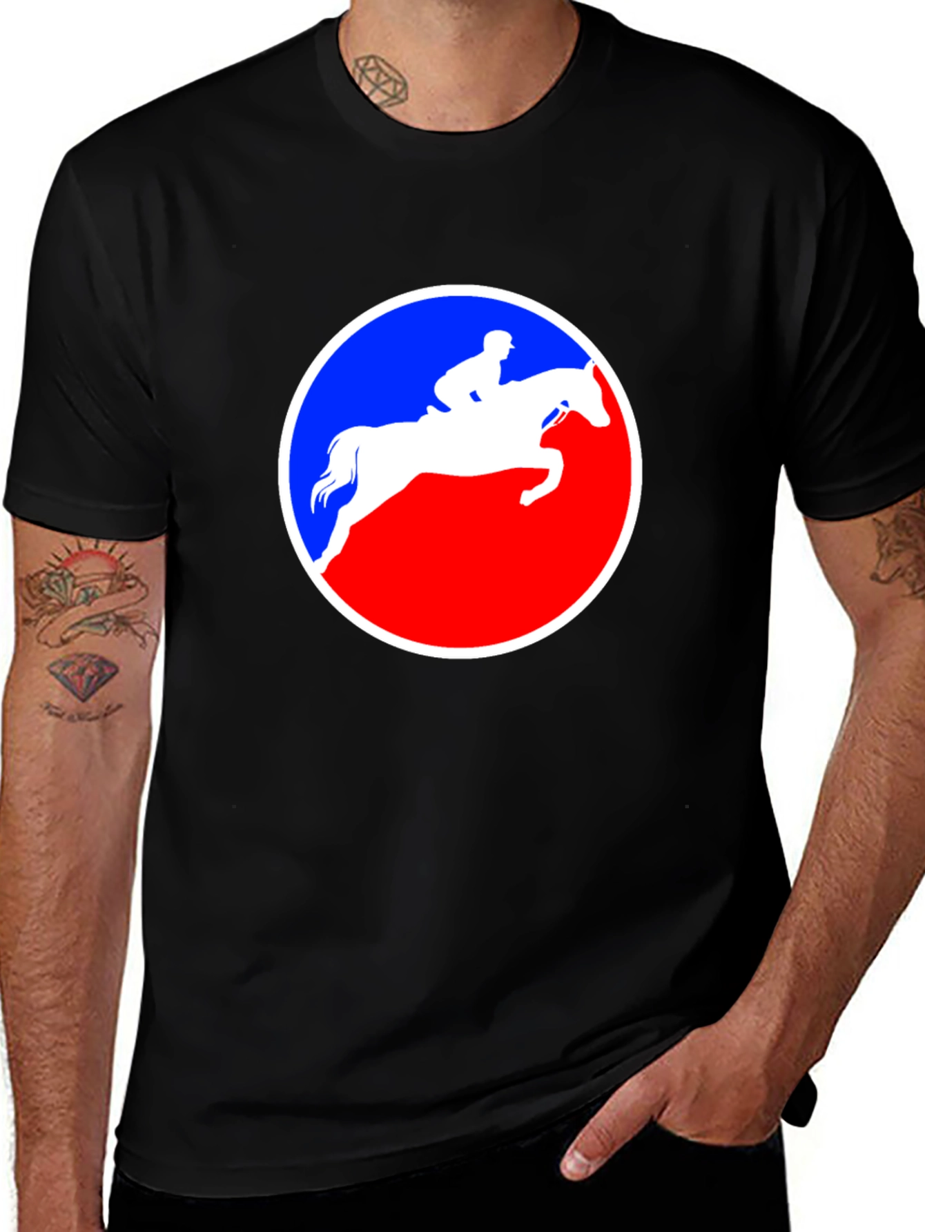 Variant 5 of Equestrian Graphic T-Shirt