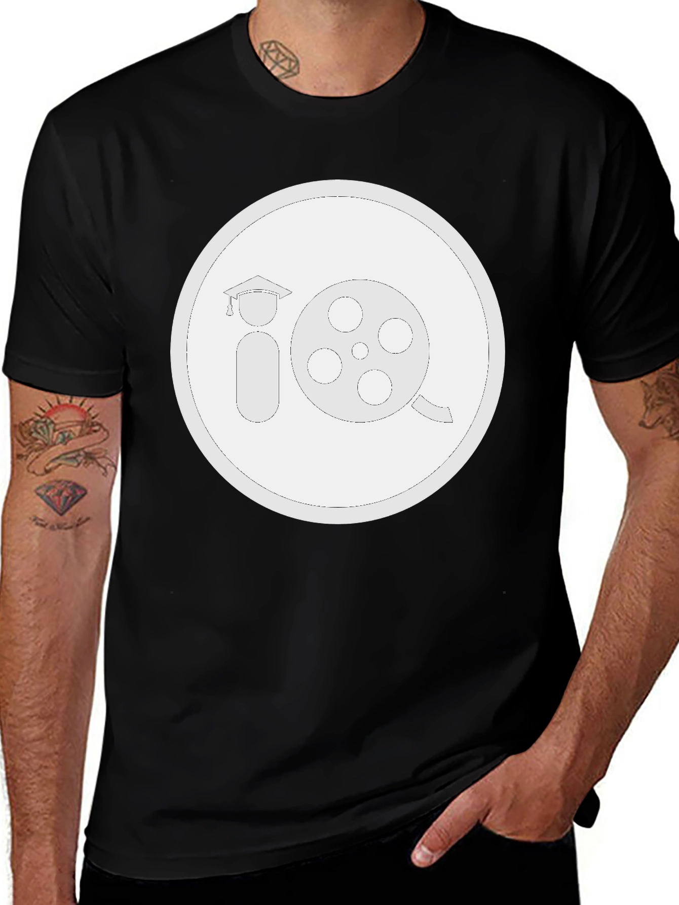 Variant 17 of Film School T-Shirt - Black Crew Neck Tee