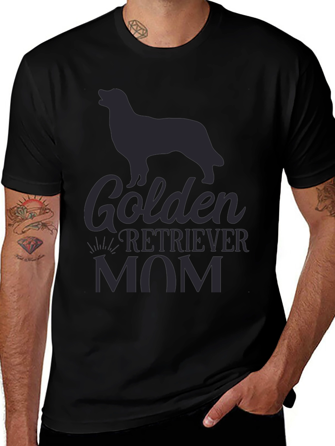 Variant 23 of Golden Retriever Mom T-Shirt