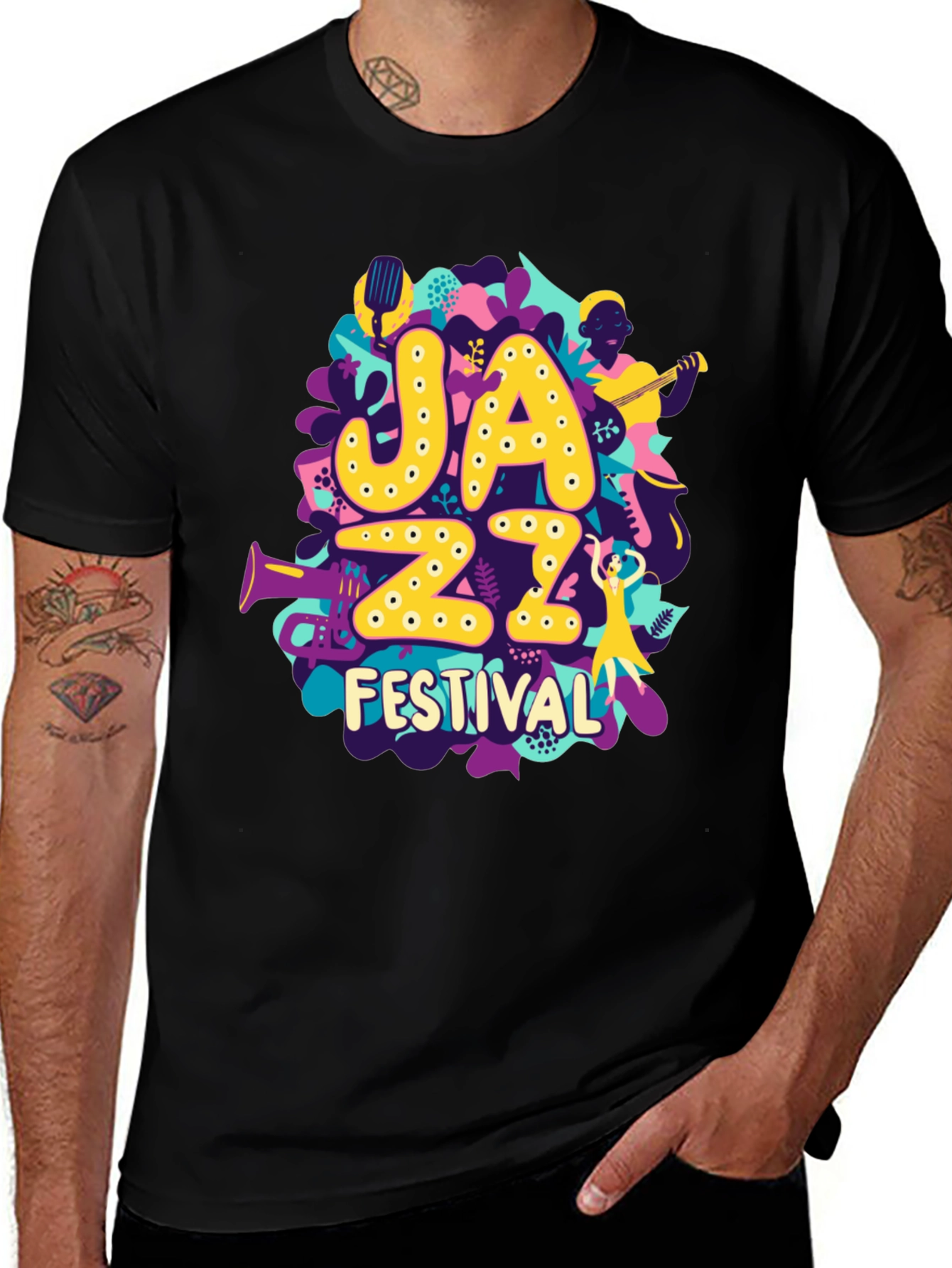 Jazz Festival Graphic T-Shirt