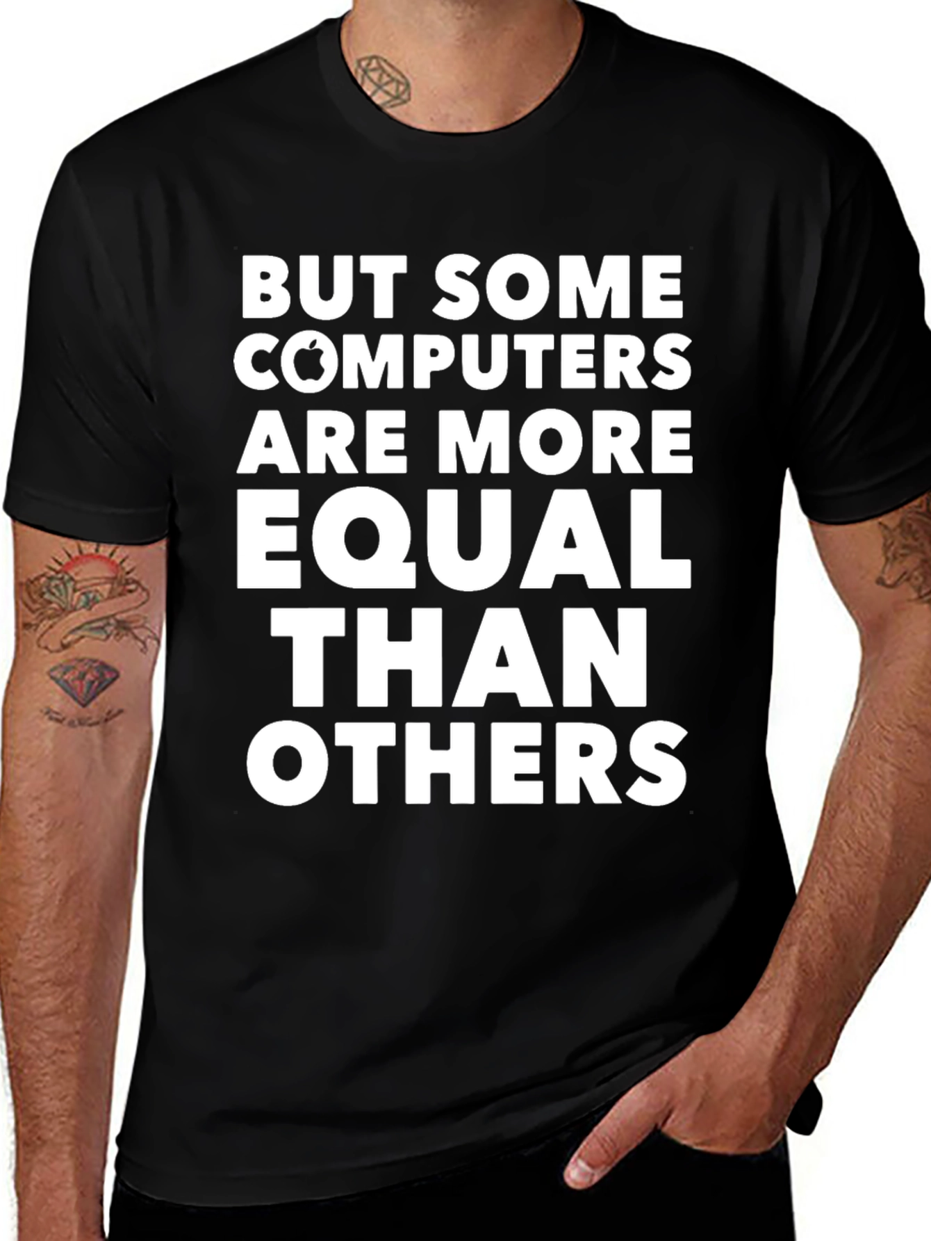 Variant 9 of But Some Computers are More Equal Than Others T-Shirt